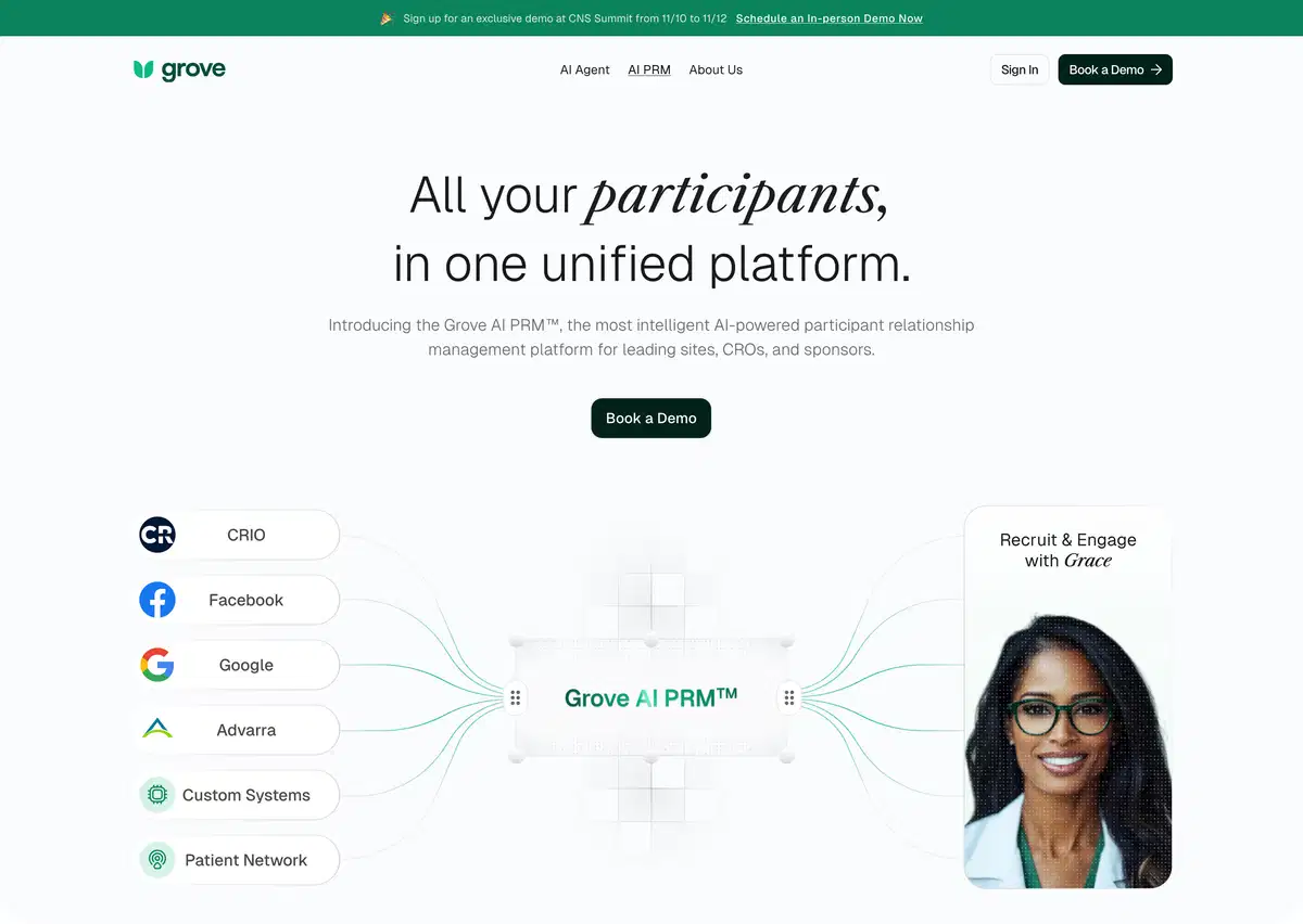 Grove PRM Page Section Hero