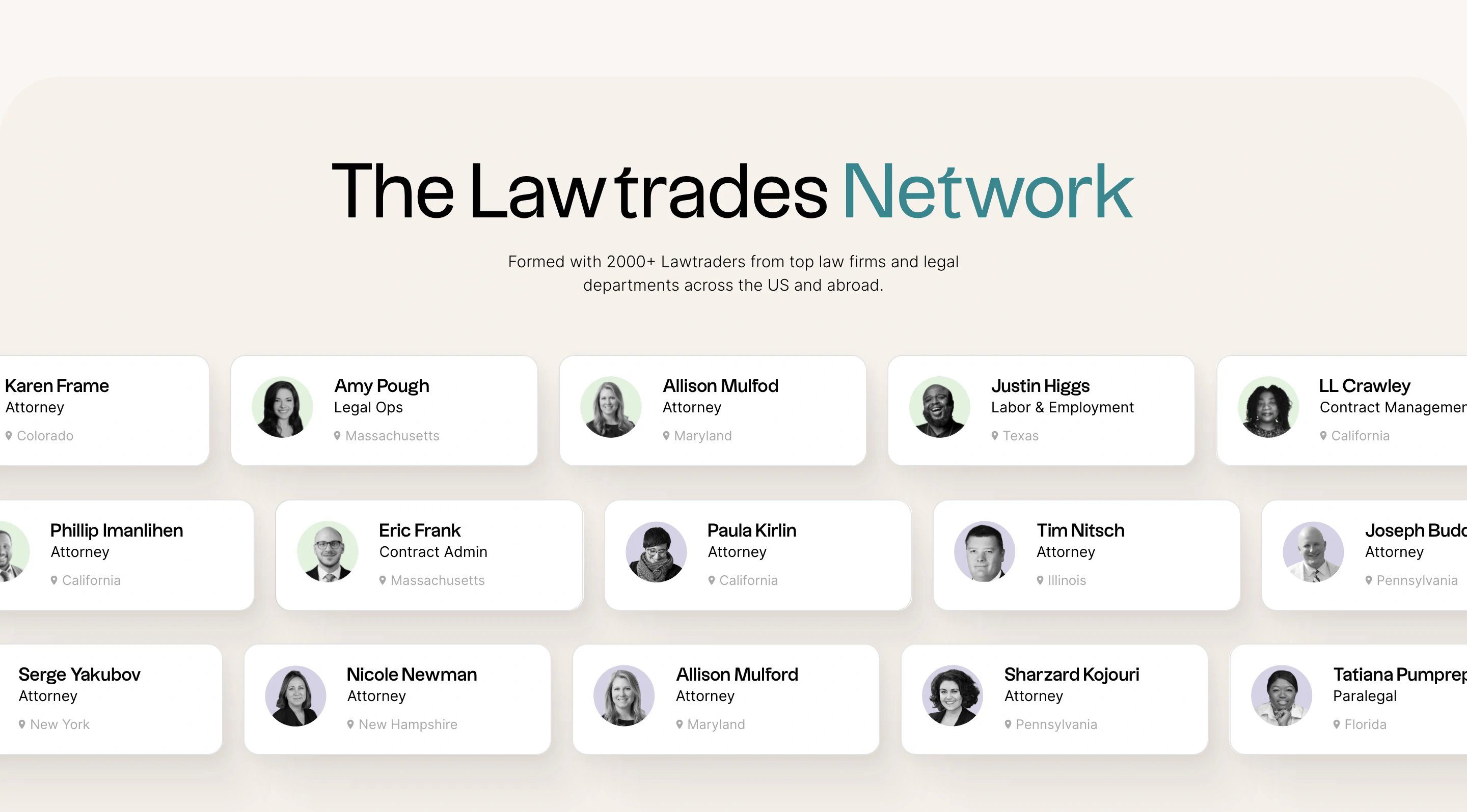 Lawtrades Home Page Section Hero