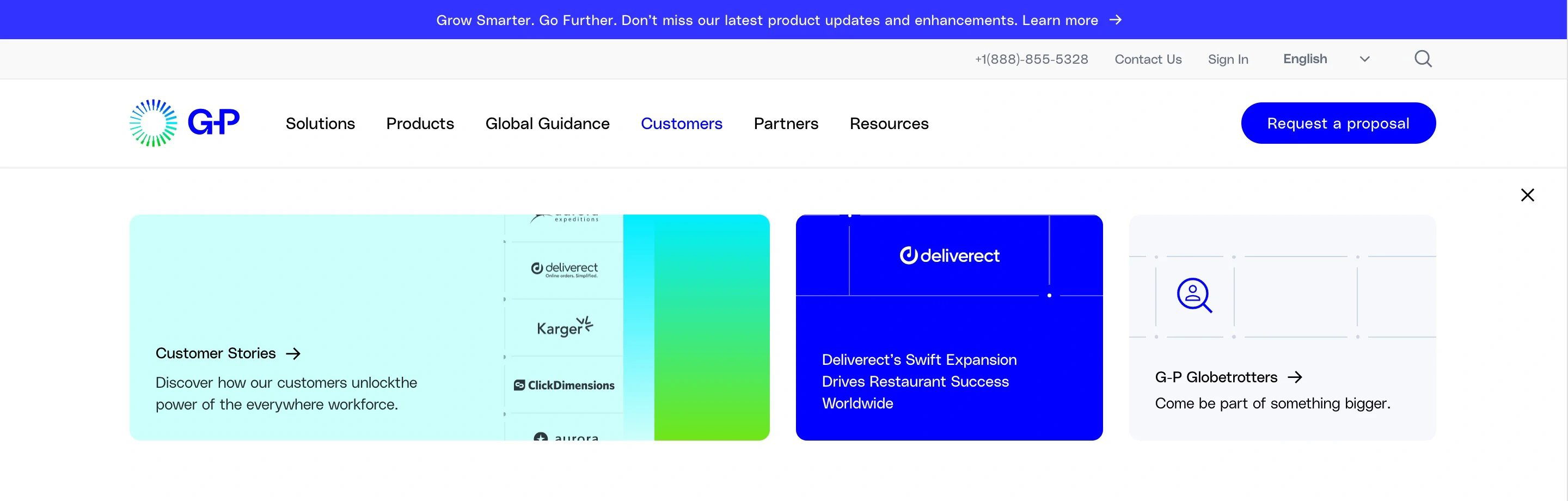 Globalization Partners Home Menu Customers