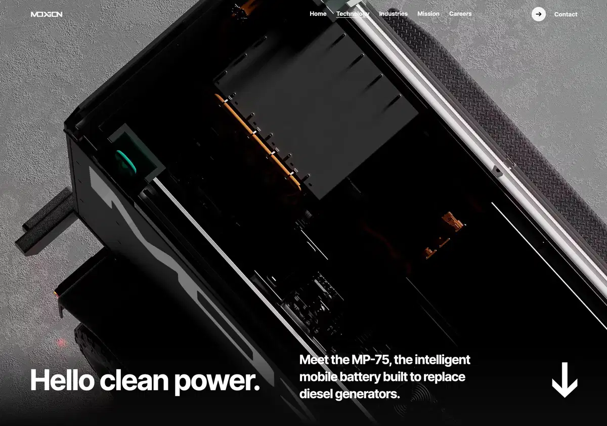Moxion Technology Page Section Hero