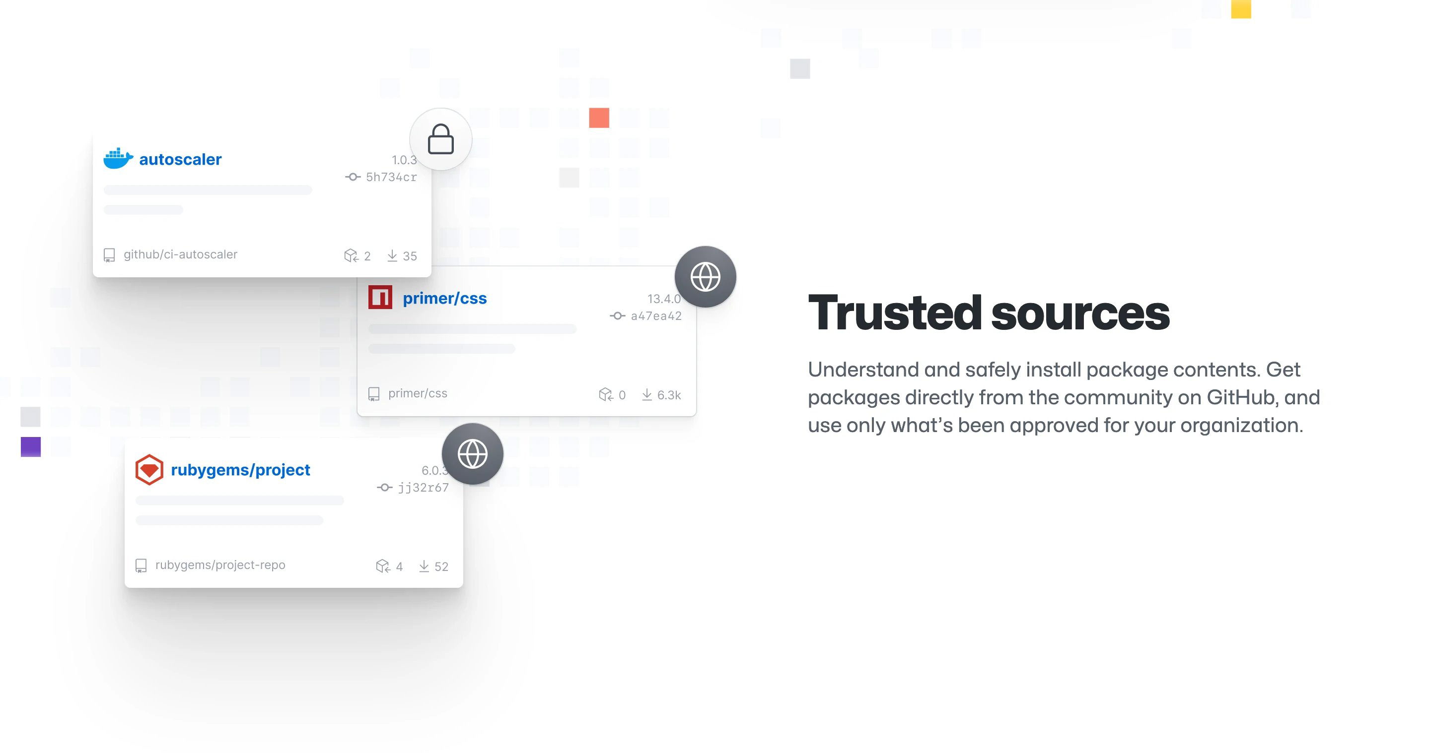 GitHub Package Page Section Source