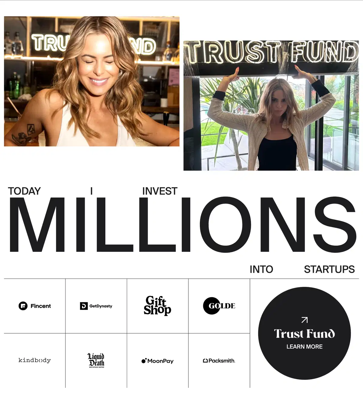 Sophia Amoruso Home Page Section Trust Fund