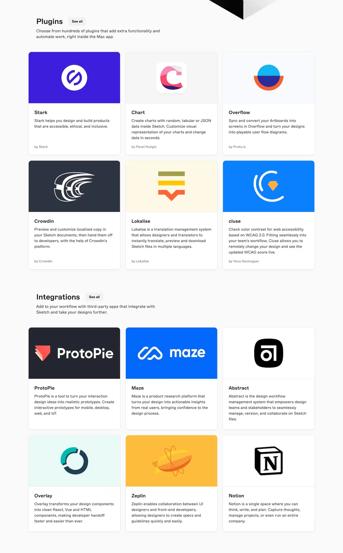 Sketch Extensions Page Section Plugins and Integrations
