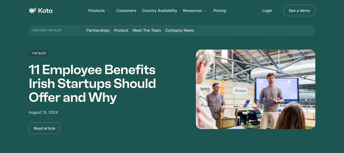 Kinetic News Page Section Latest News