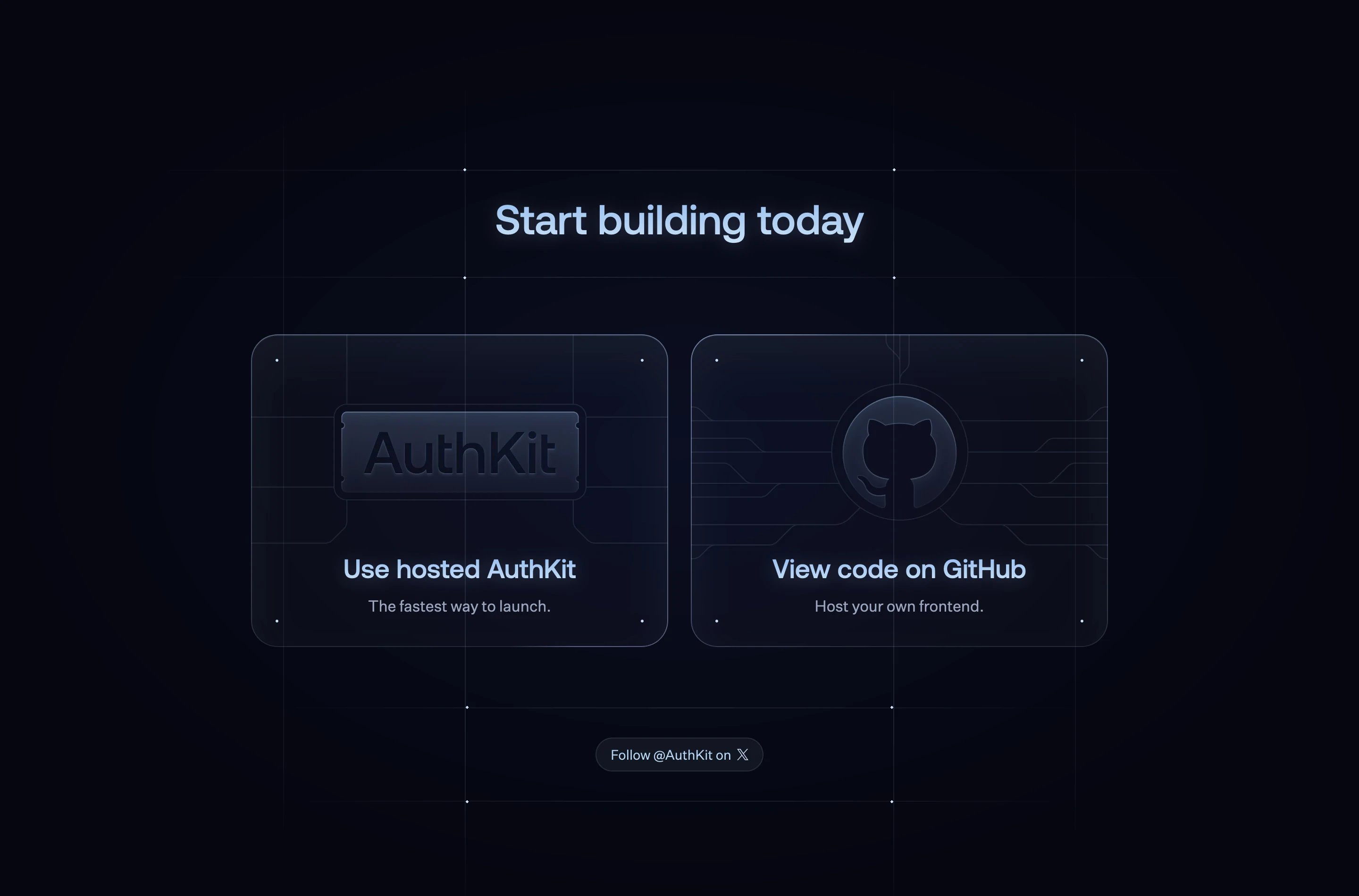AuthKit Home Page Section CTA