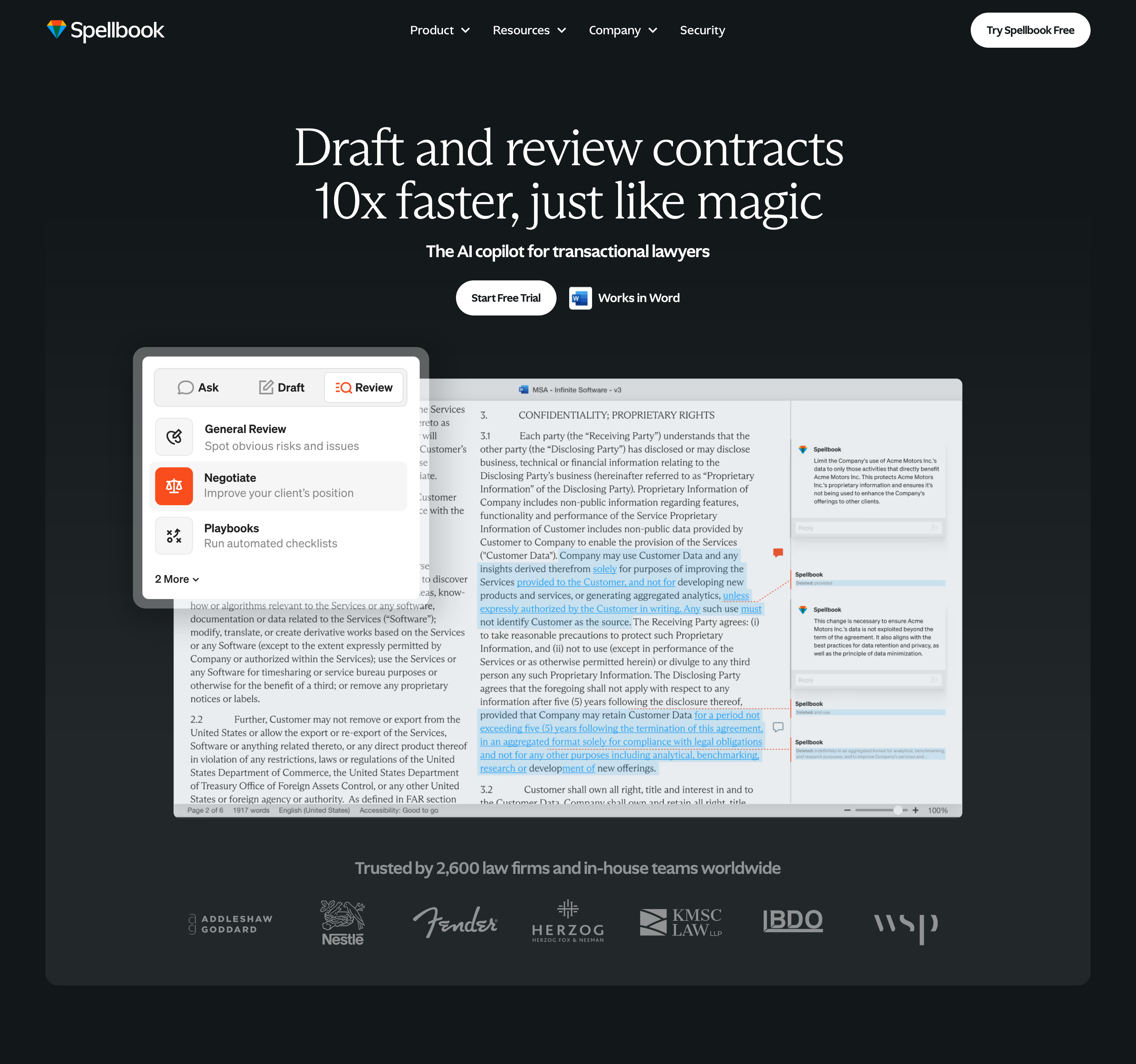 Spellbook Home Page Section Hero