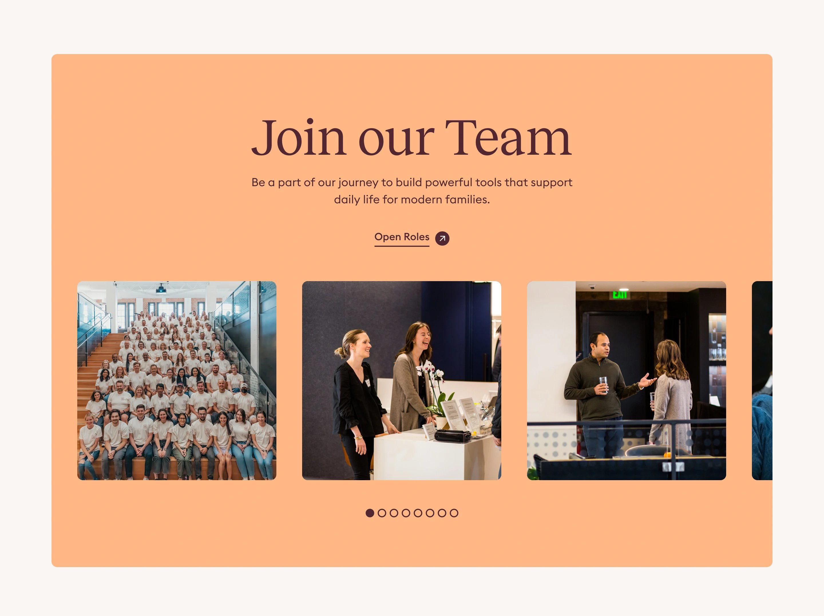 In Tandem Home Page Section Join Team
