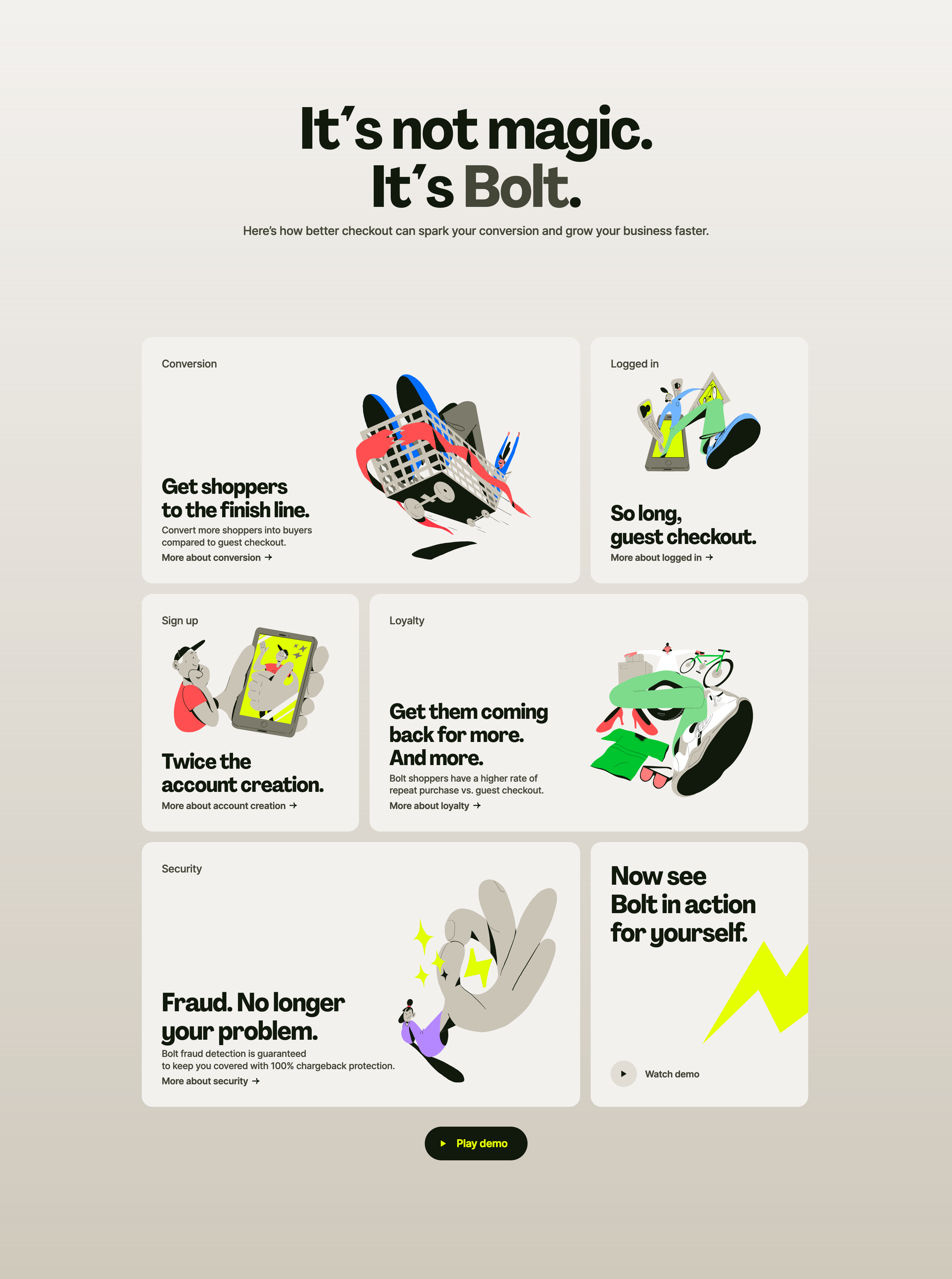 Bolt Home Page Section About Bolt