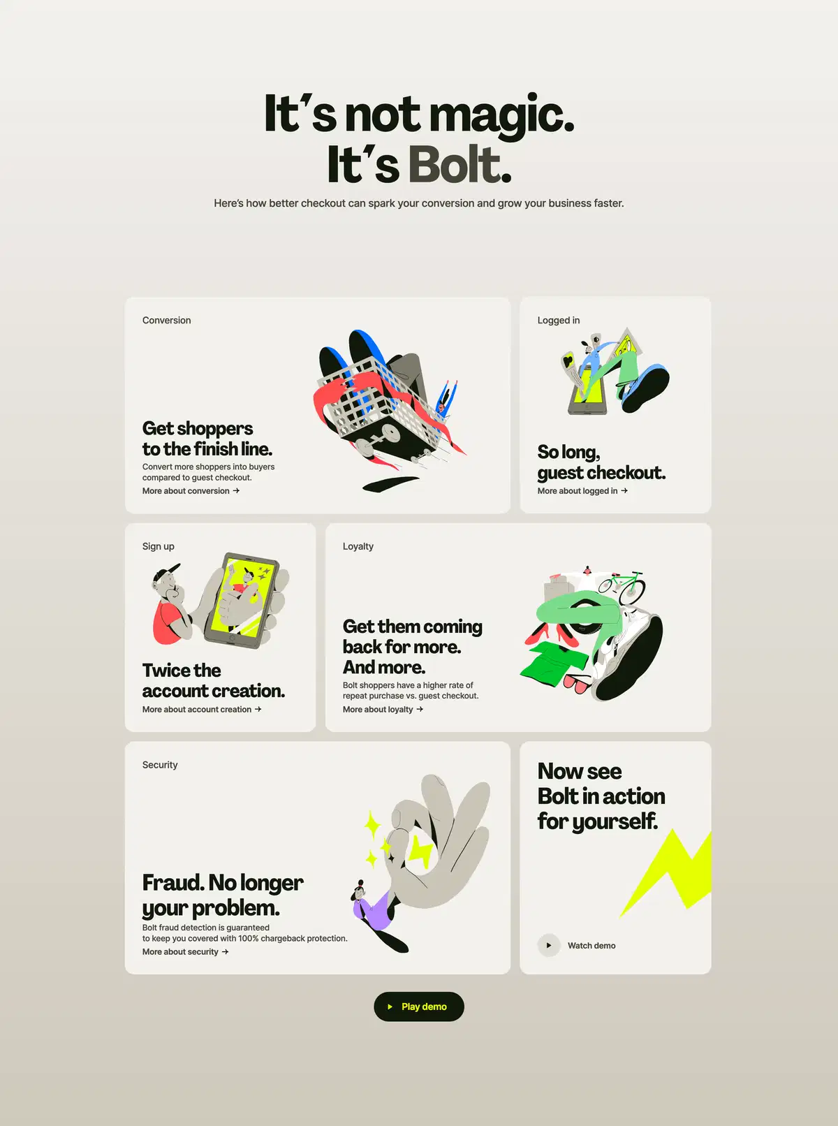 Bolt Home Page Section About Bolt