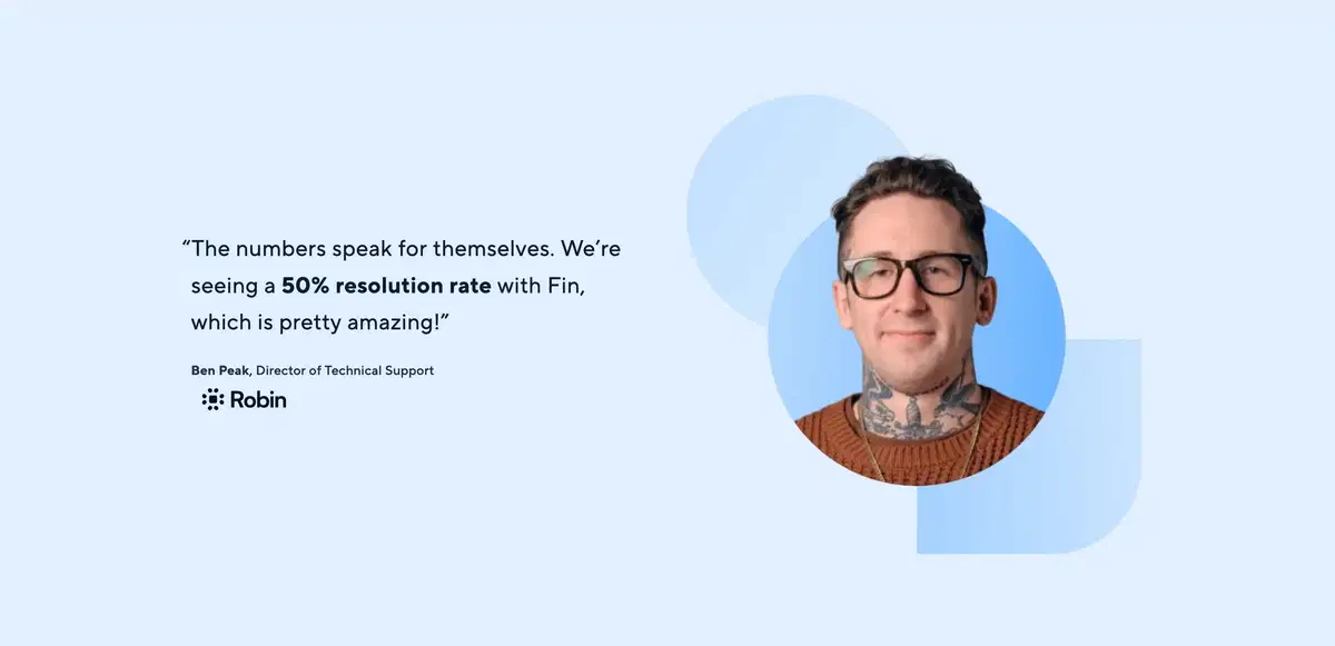 Intercom Help Desk Page Section Single Testimonial
