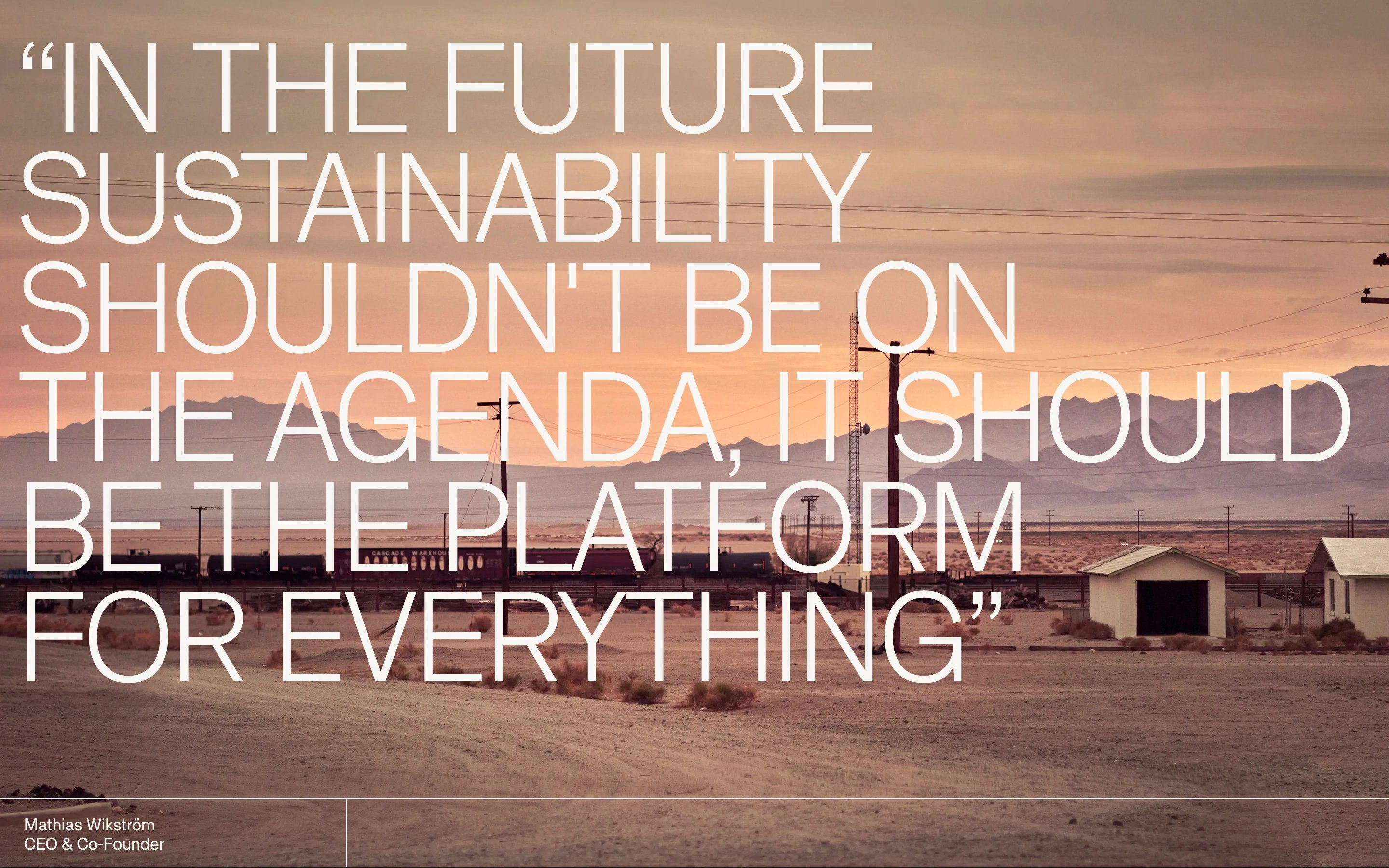 Doconomy Home Page Section Quote