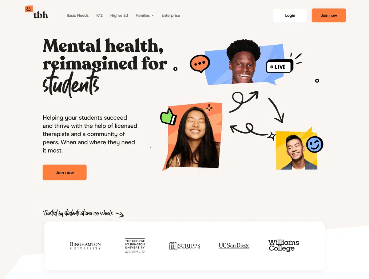 TBH Home Page Section Hero