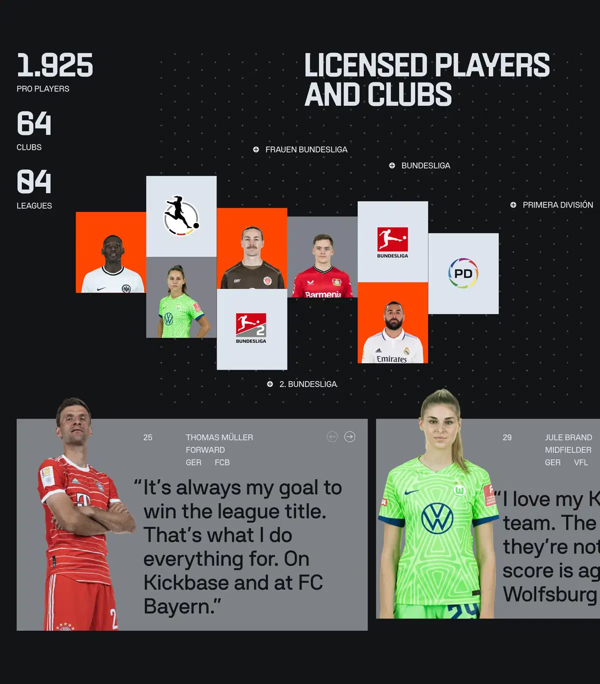 Kickbase Home Page Section Hero