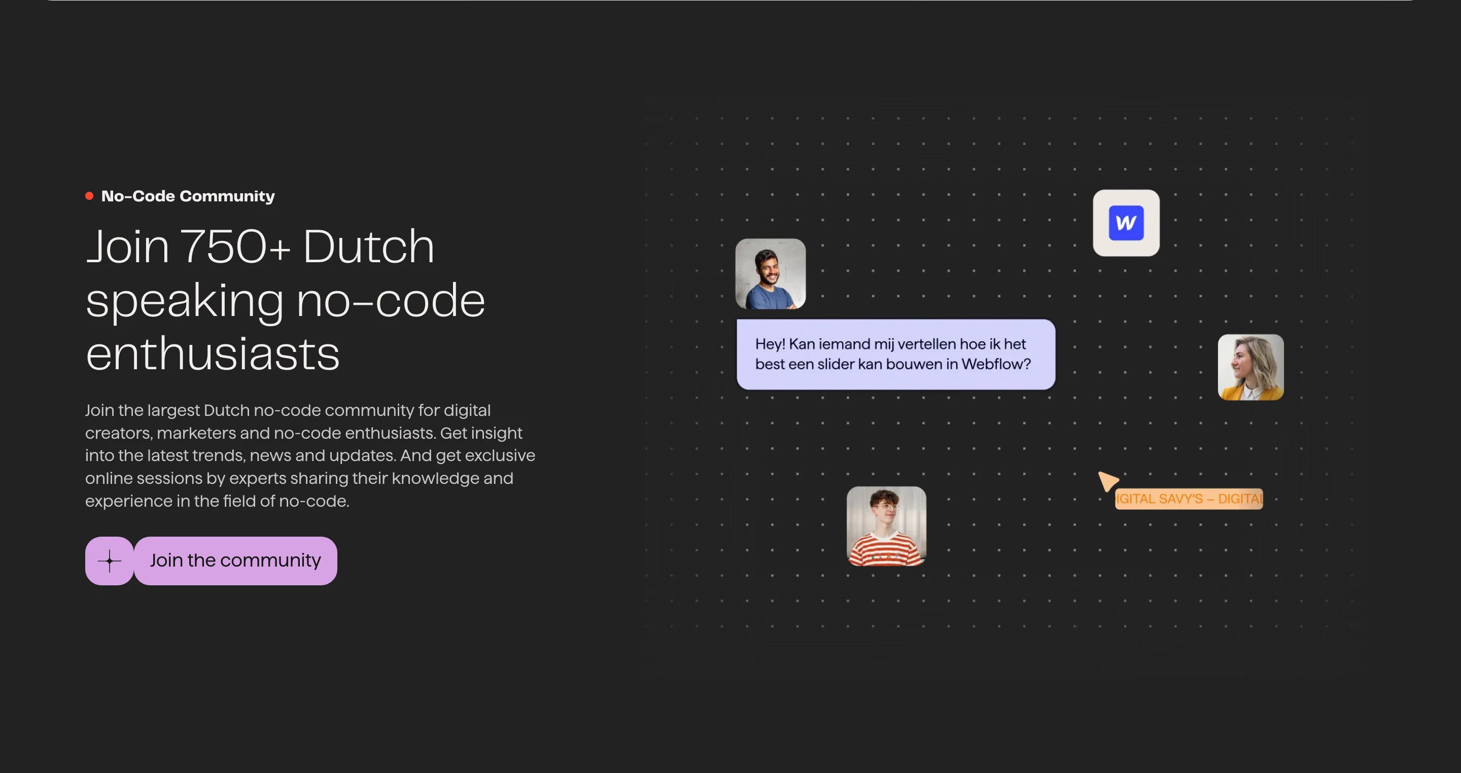 Cut The Code Home Page Section Community