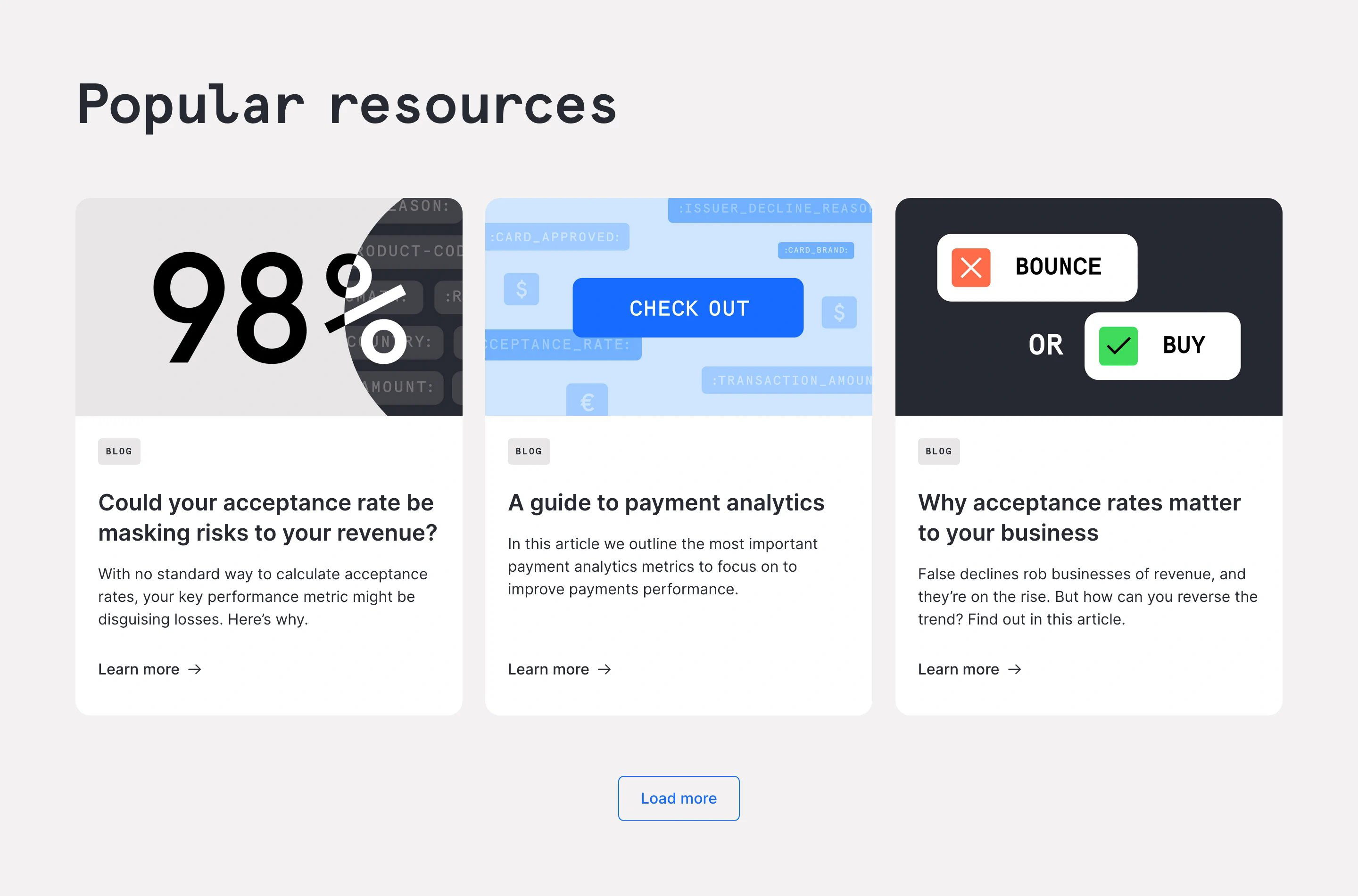 Checkout Home Page Section Resources