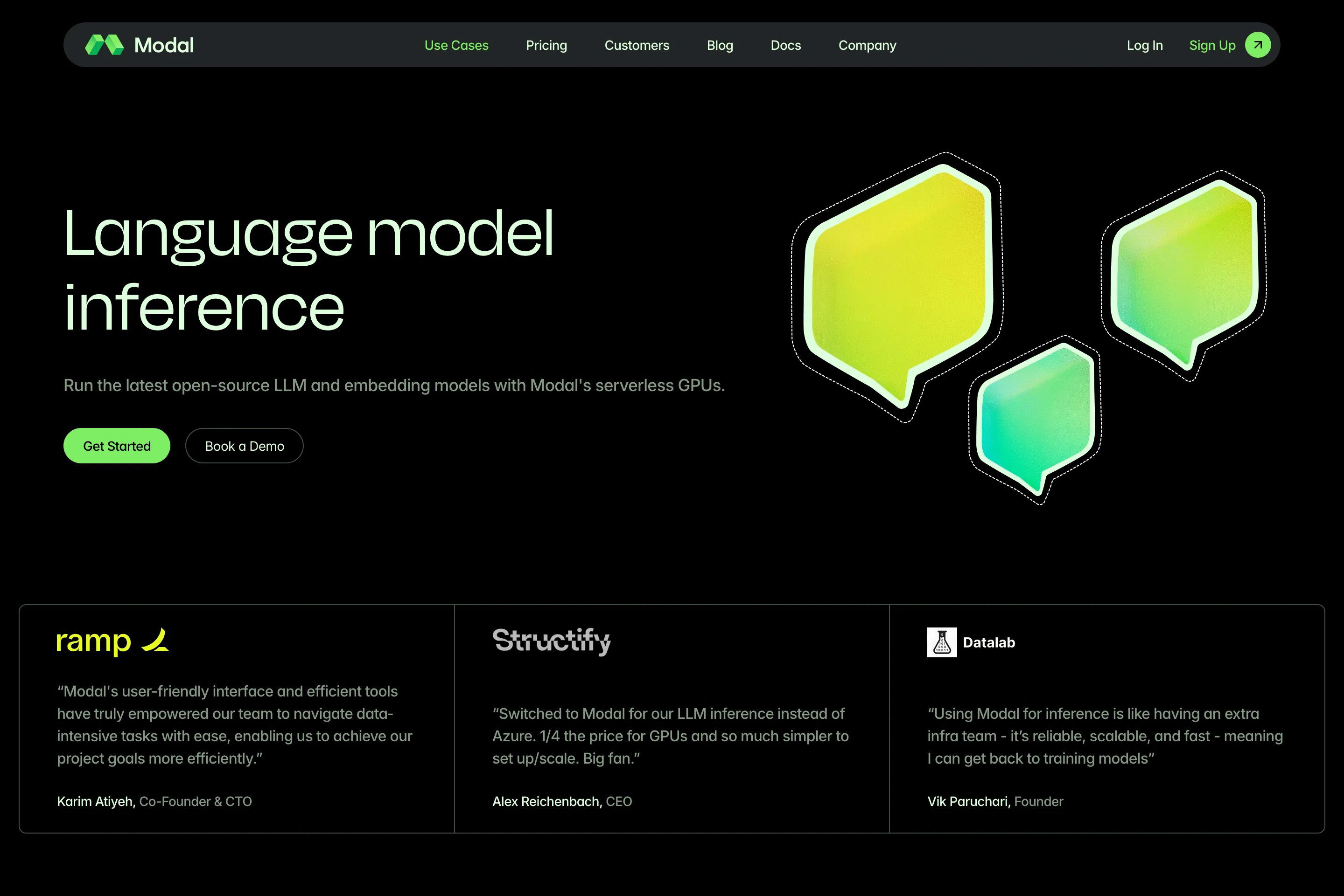 Modal LM Page Section Hero