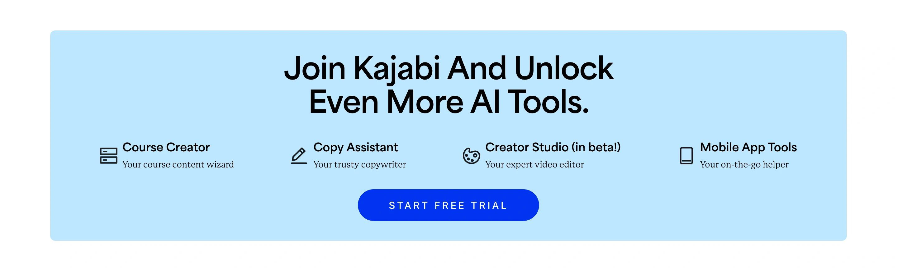 Kajabi Blog Page Section CTA