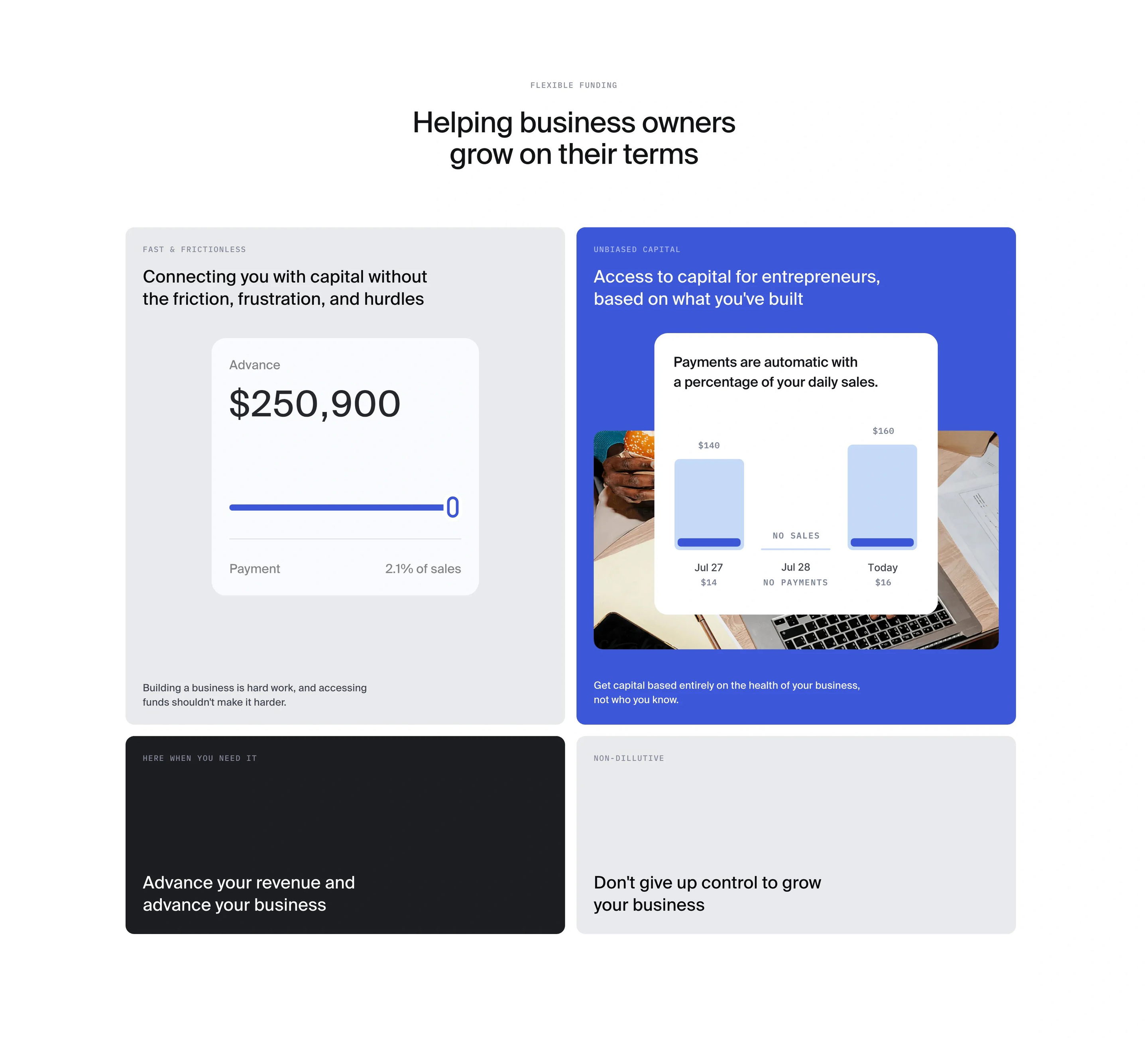 Pipe Home Page Section Funding