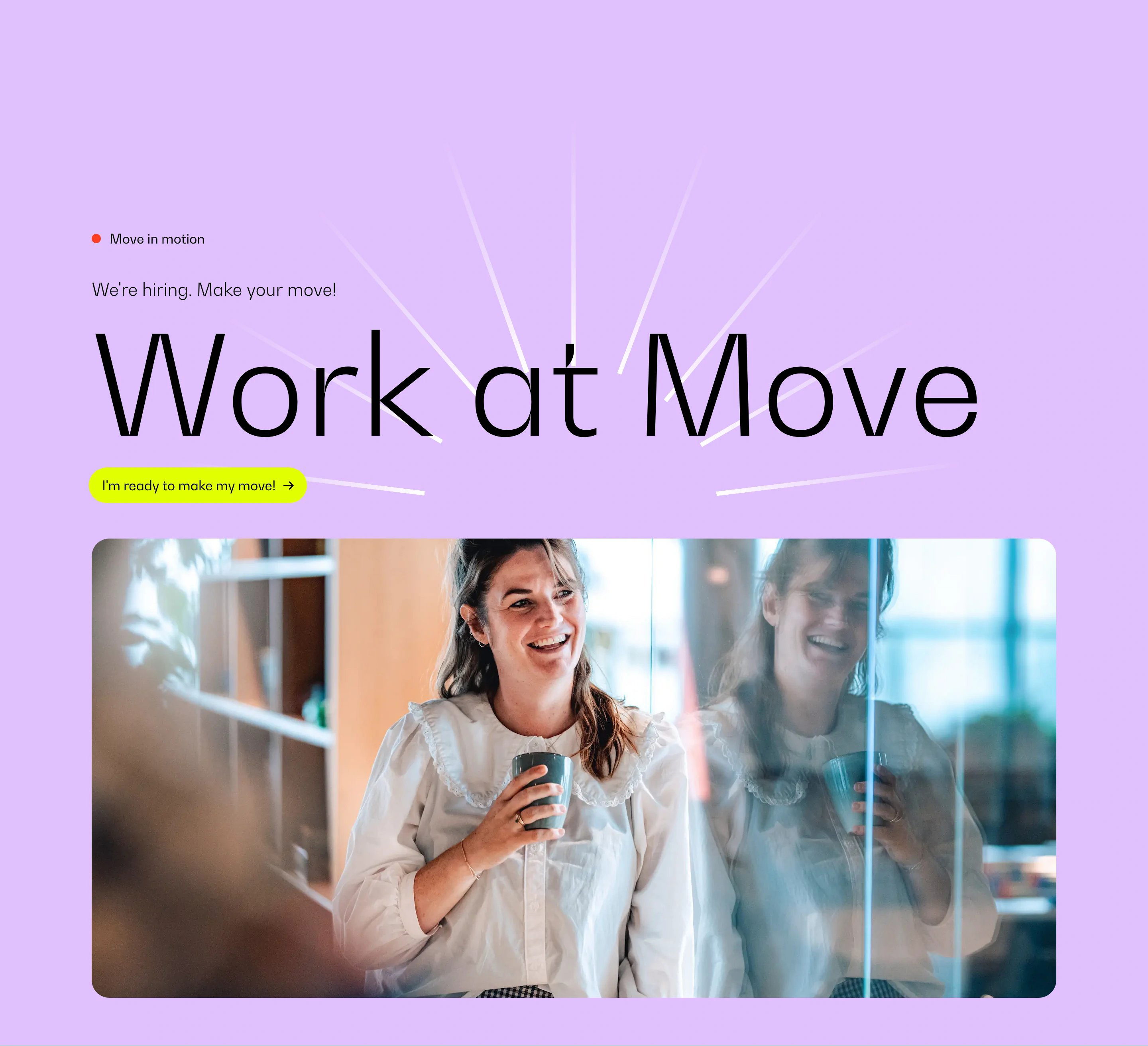 Move Agency Home Page Section Work At