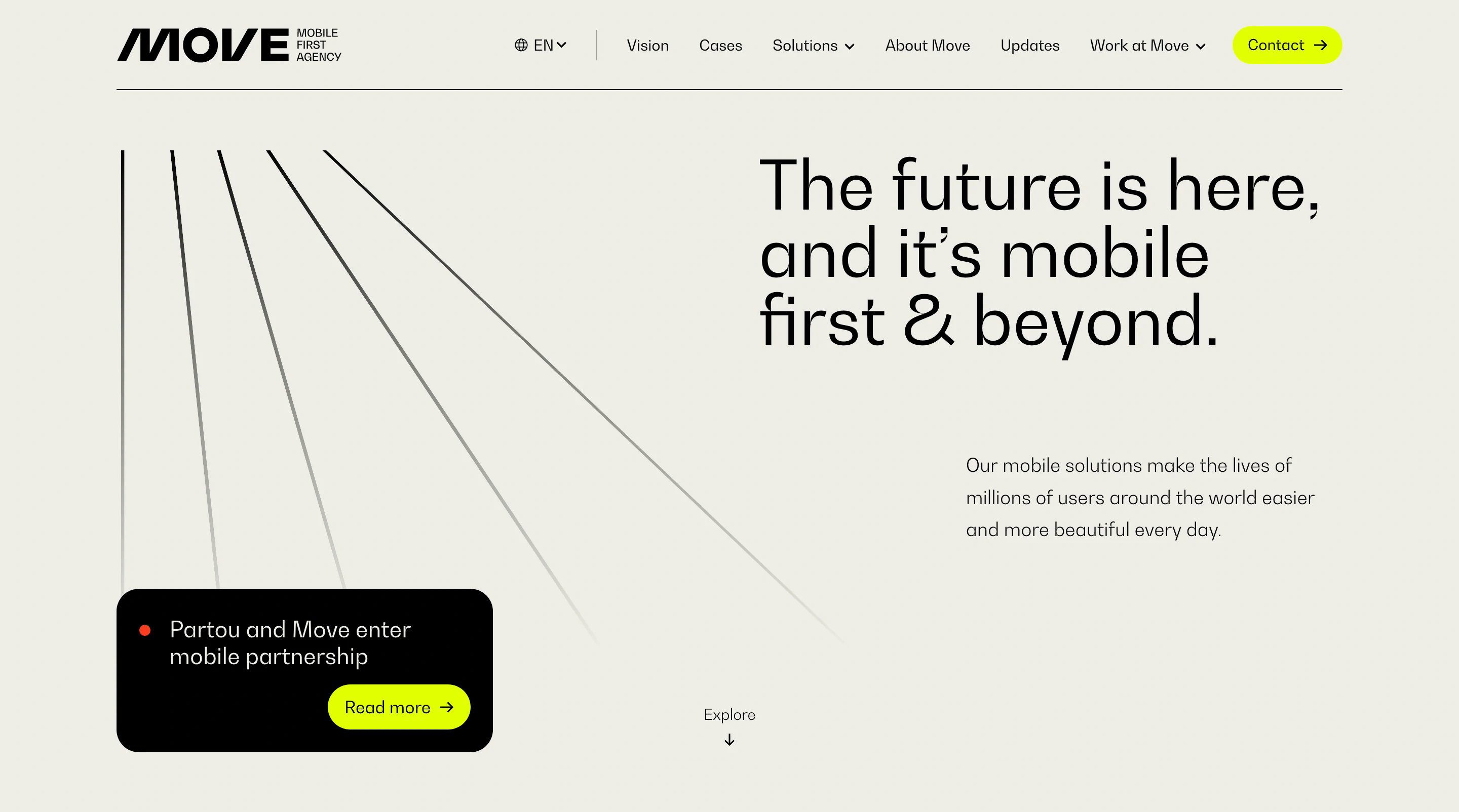 Move Agency Home Page Section Hero