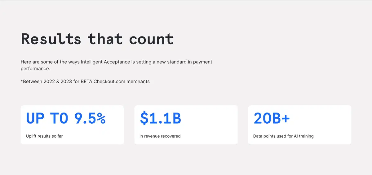 Checkout Product Page Section Results