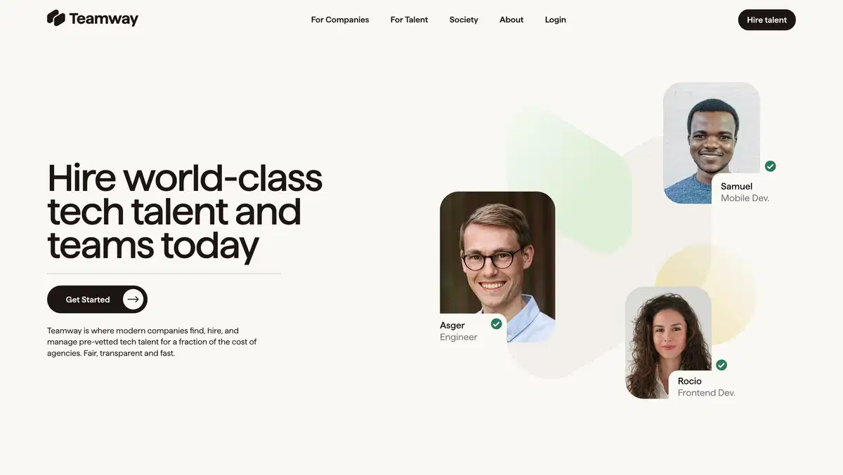 Teamway Home Page Section Hero