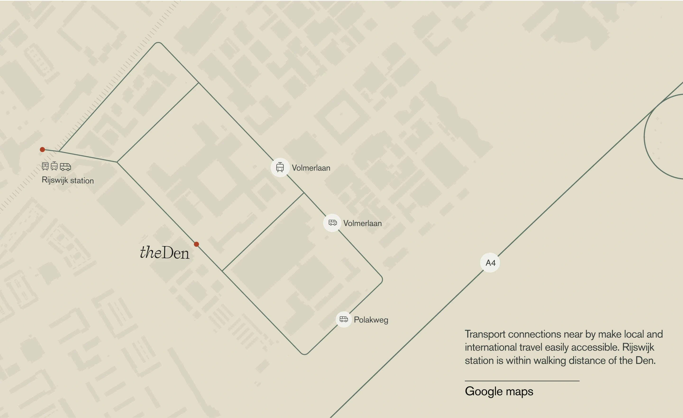 Den Home Page Section Google Maps