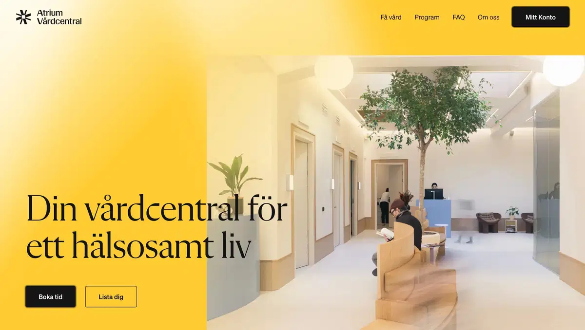 Atrium Home Page Section Hero