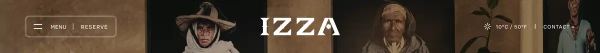 Izza Navbar Design