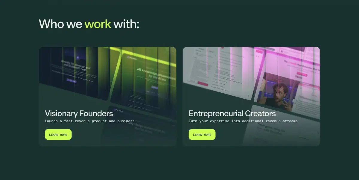 The Resonance Home Page Section Who We Work With