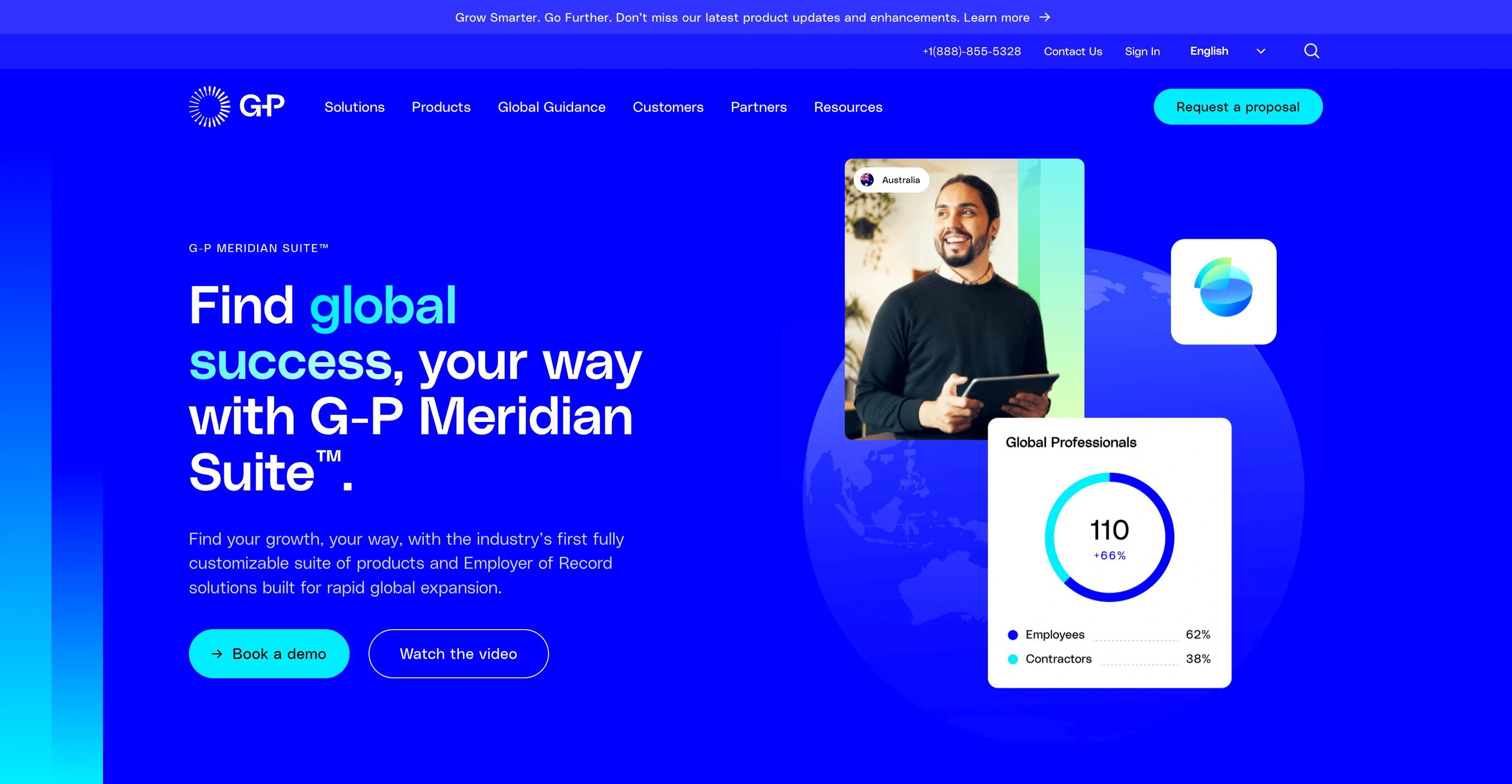 Globalization Partners Meridian Suite Page Section Hero