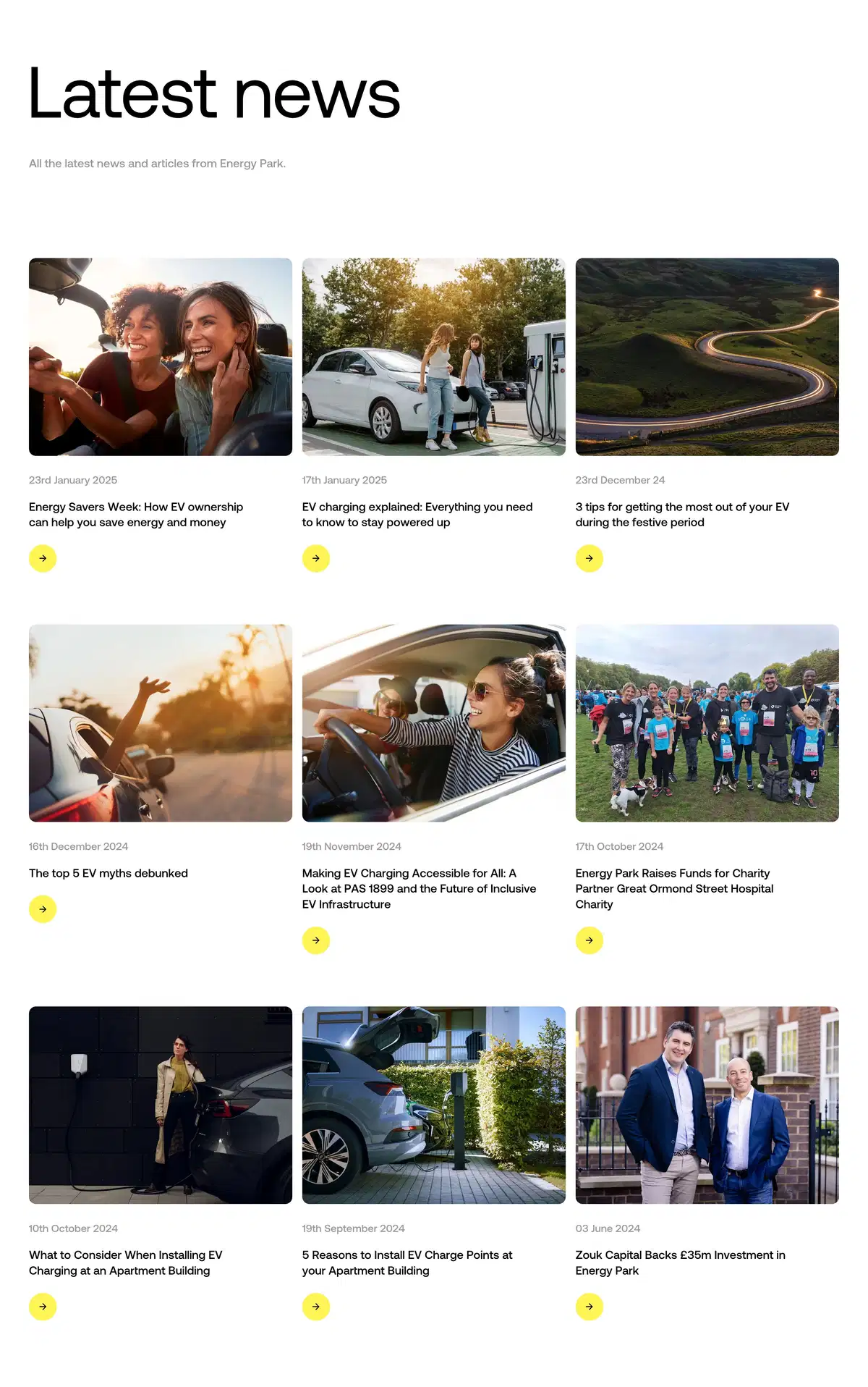 Energy Park News Page Section Latest