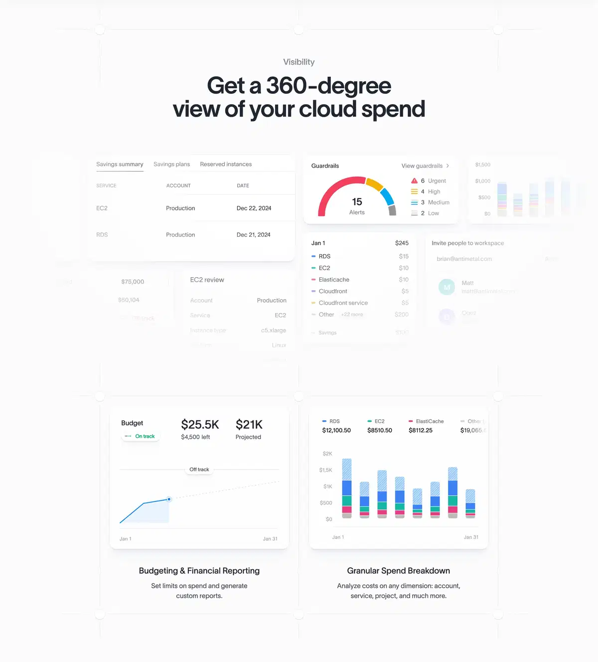 Antimetal Home Page Section Visibility Feature
