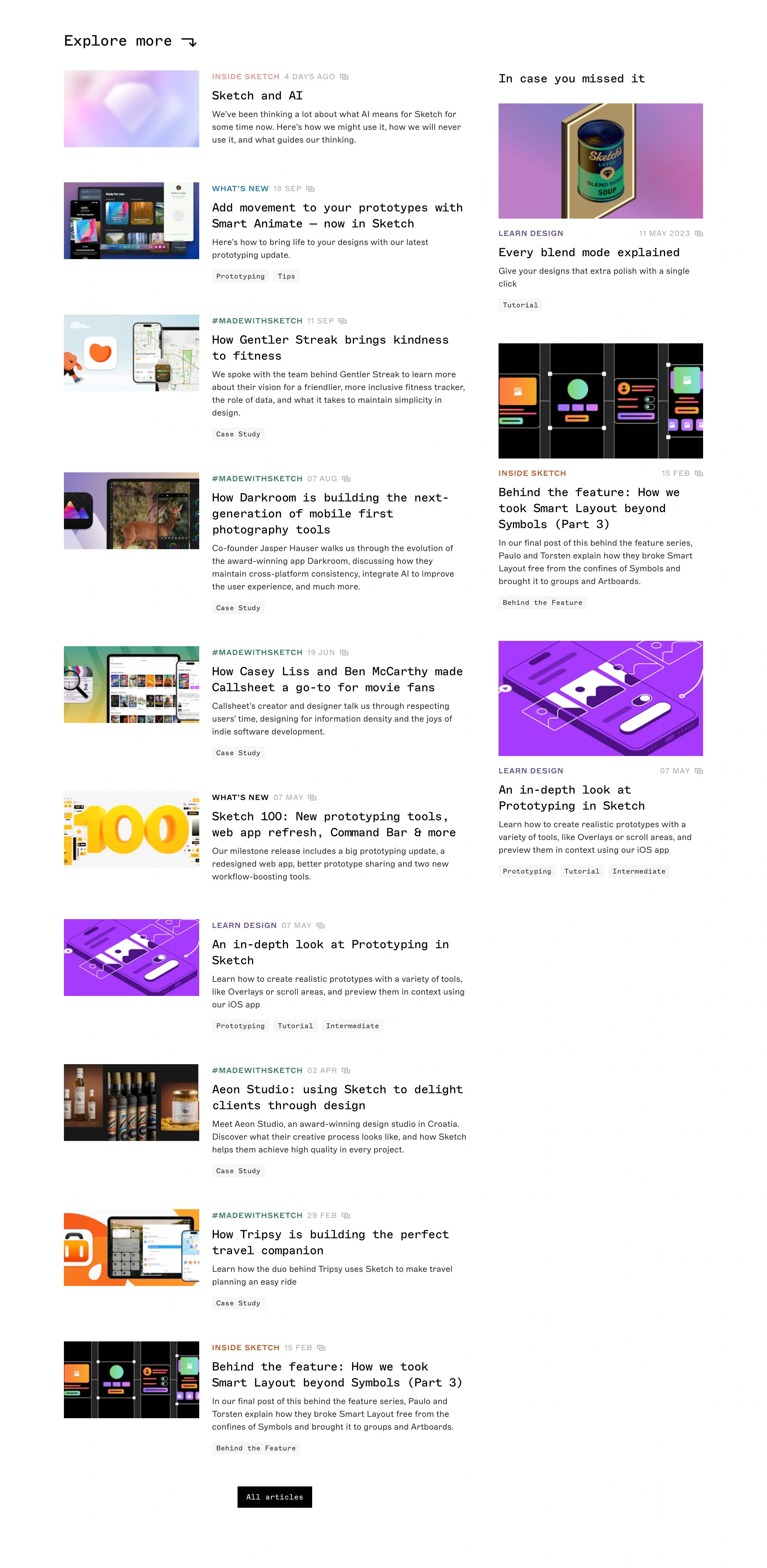 Sketch Blog Page Section Explore More Blogs
