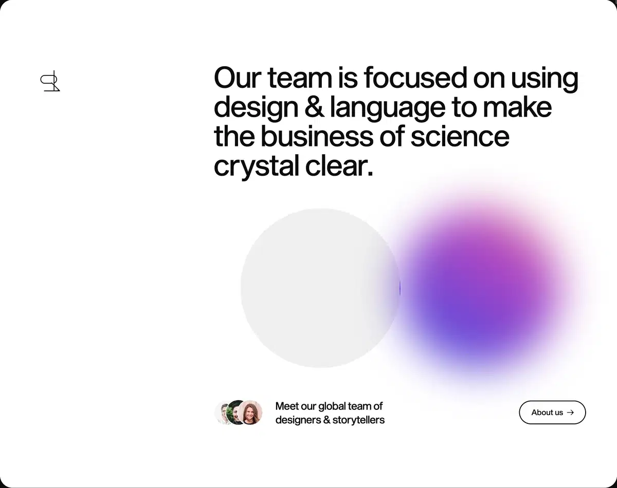 Bunsen Studio Home Page Section Team
