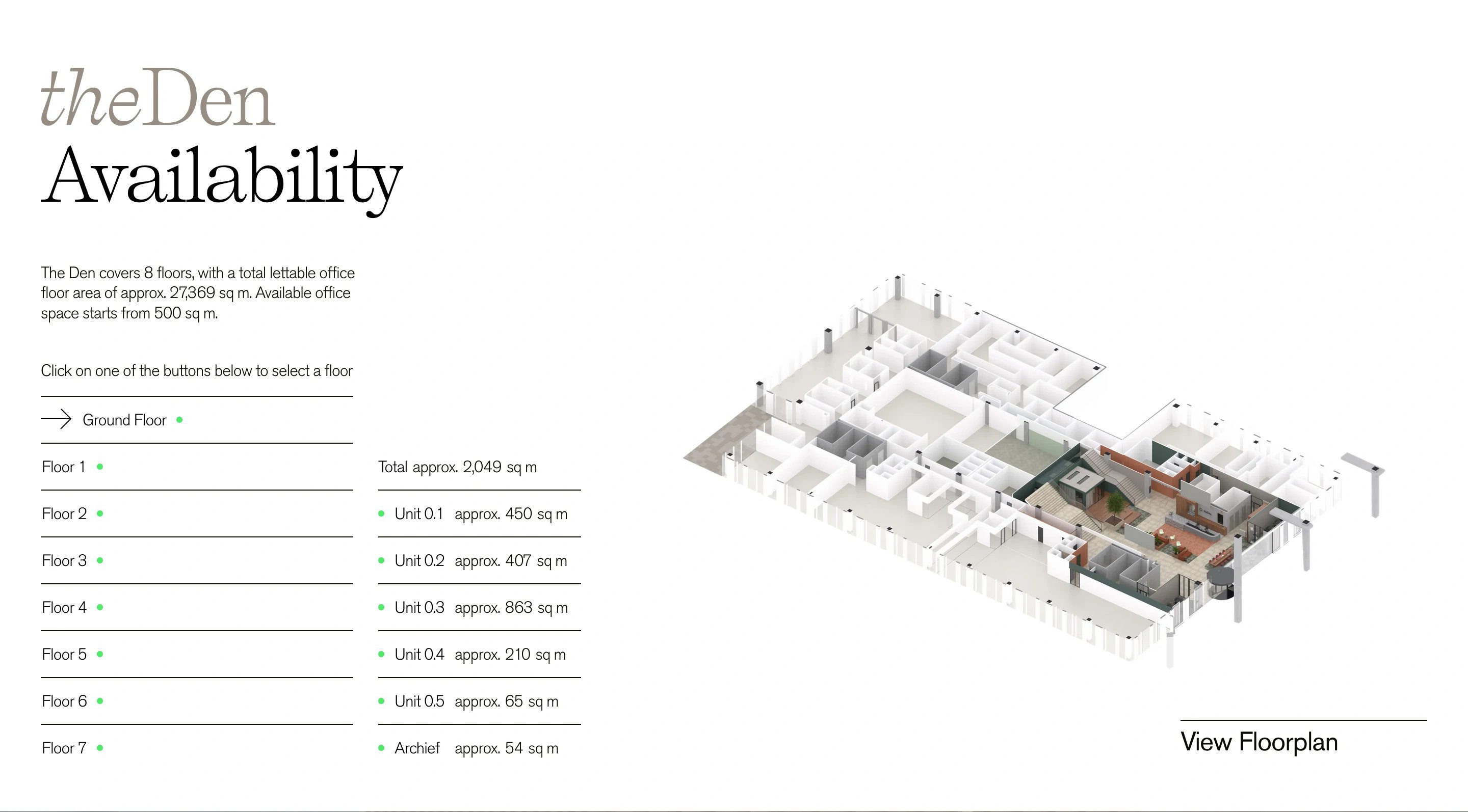 Den Home Page Section Floorplan