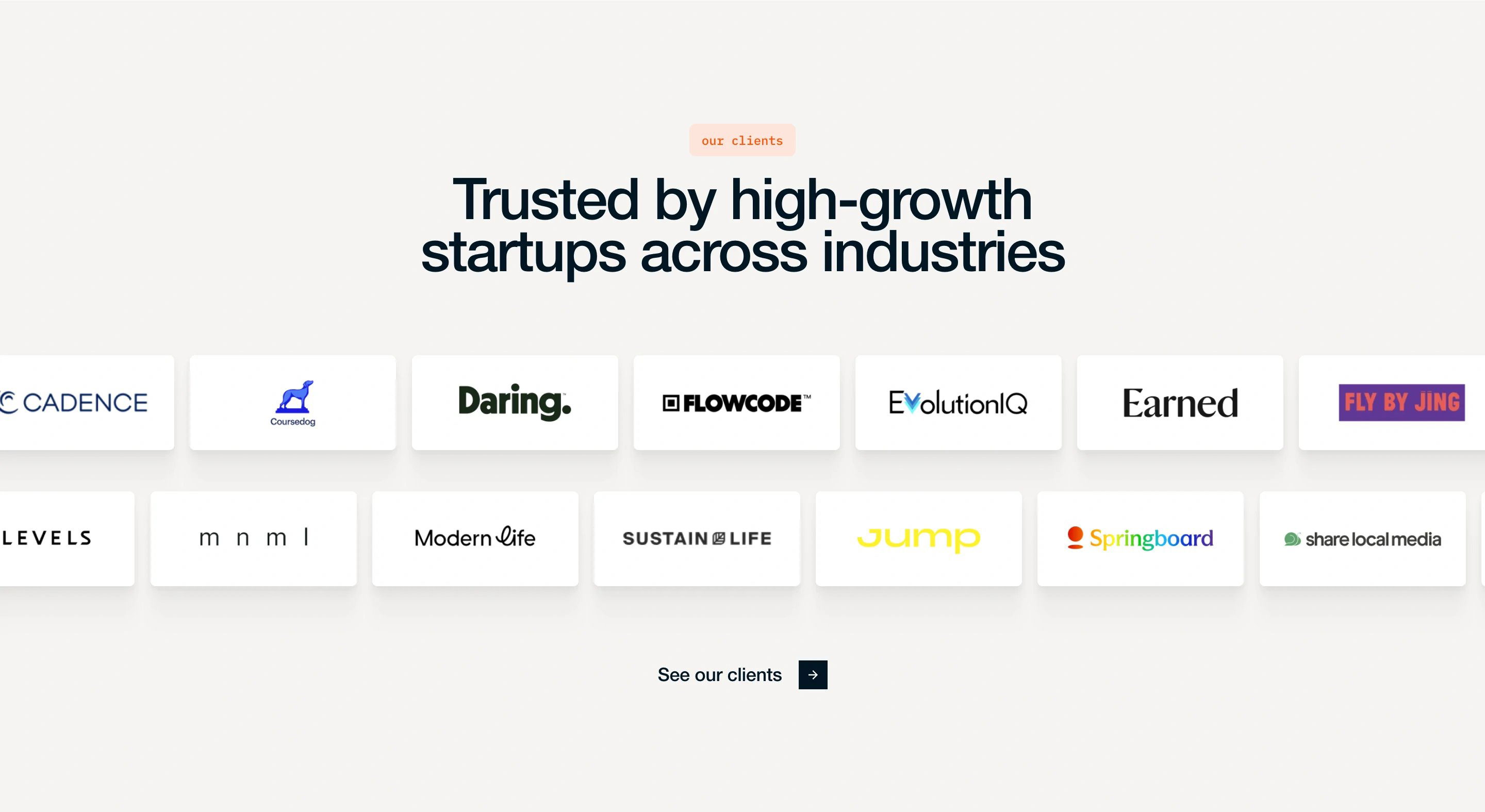 Furey Home Page Section Clients