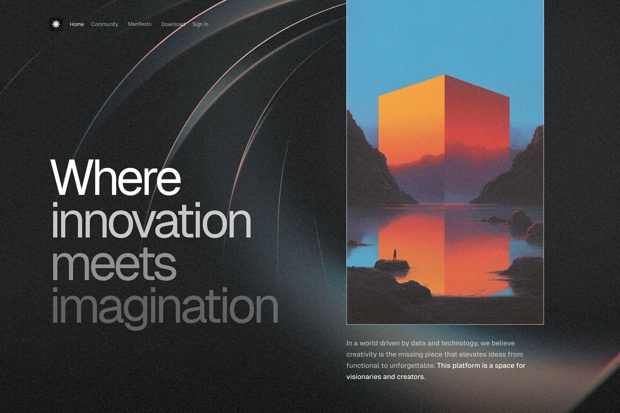 Innovation Hero Section