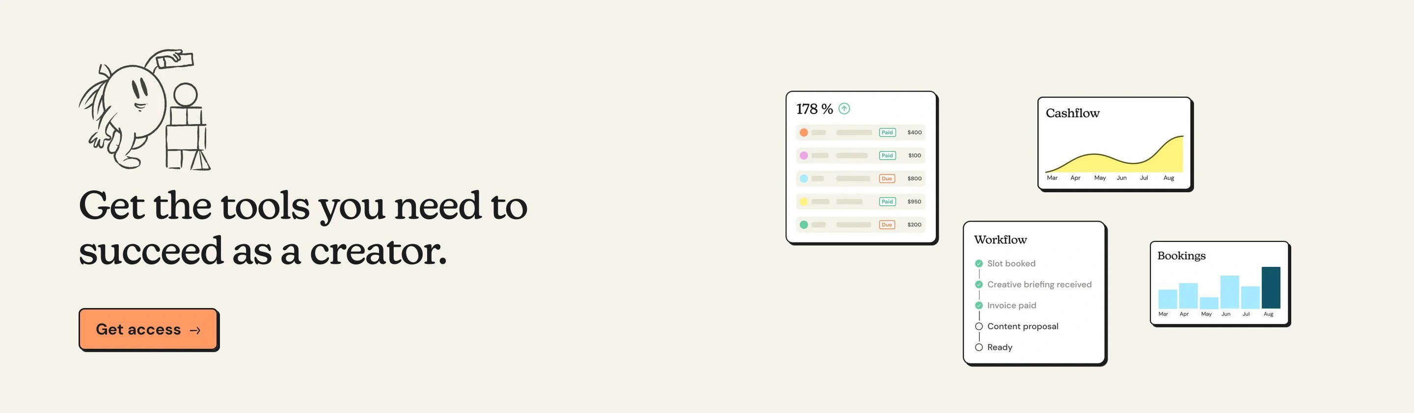 Passionfroot About Page Section Get Access CTA