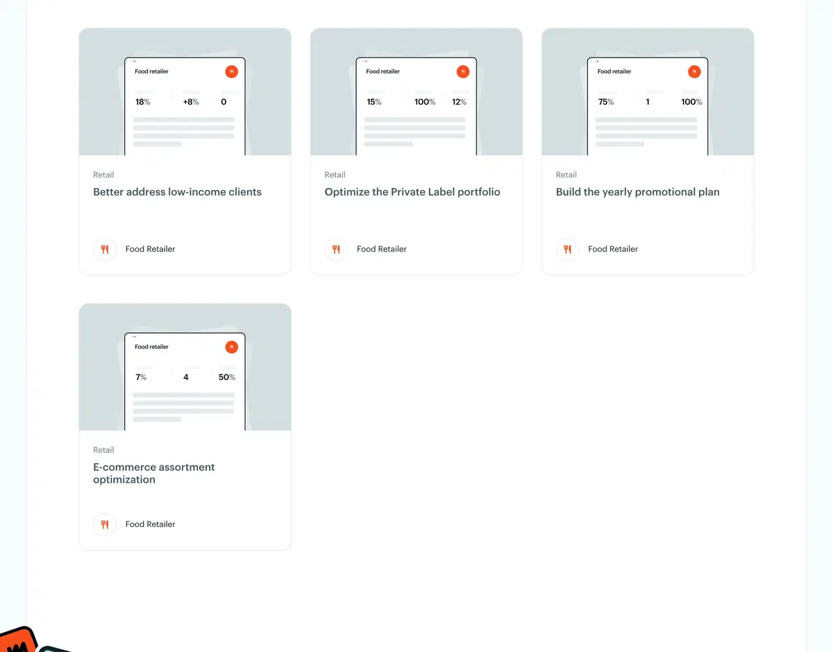 Memory Customer Page Section Study Cases