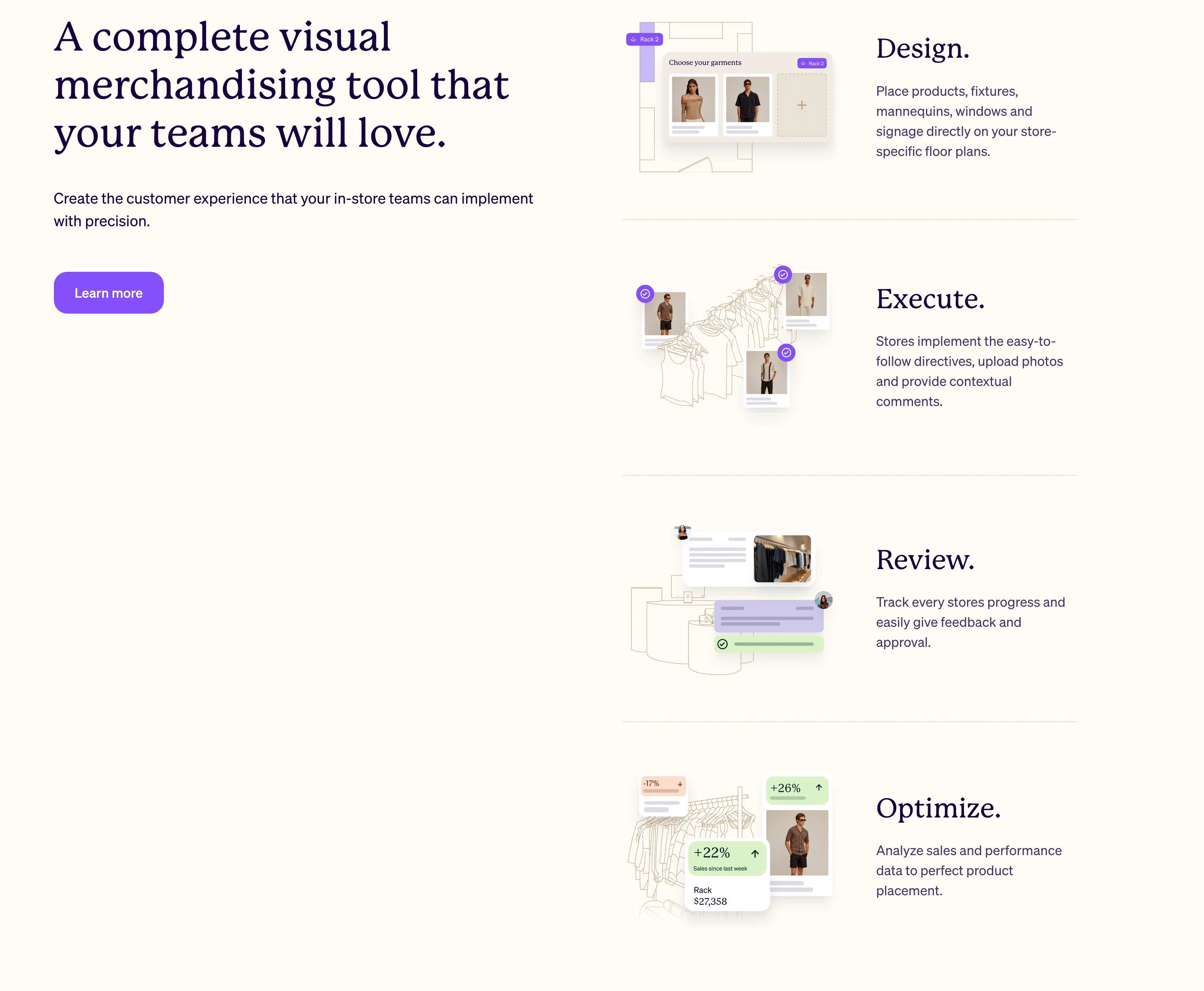 Flaghsip Home Page Section Customer Experience
