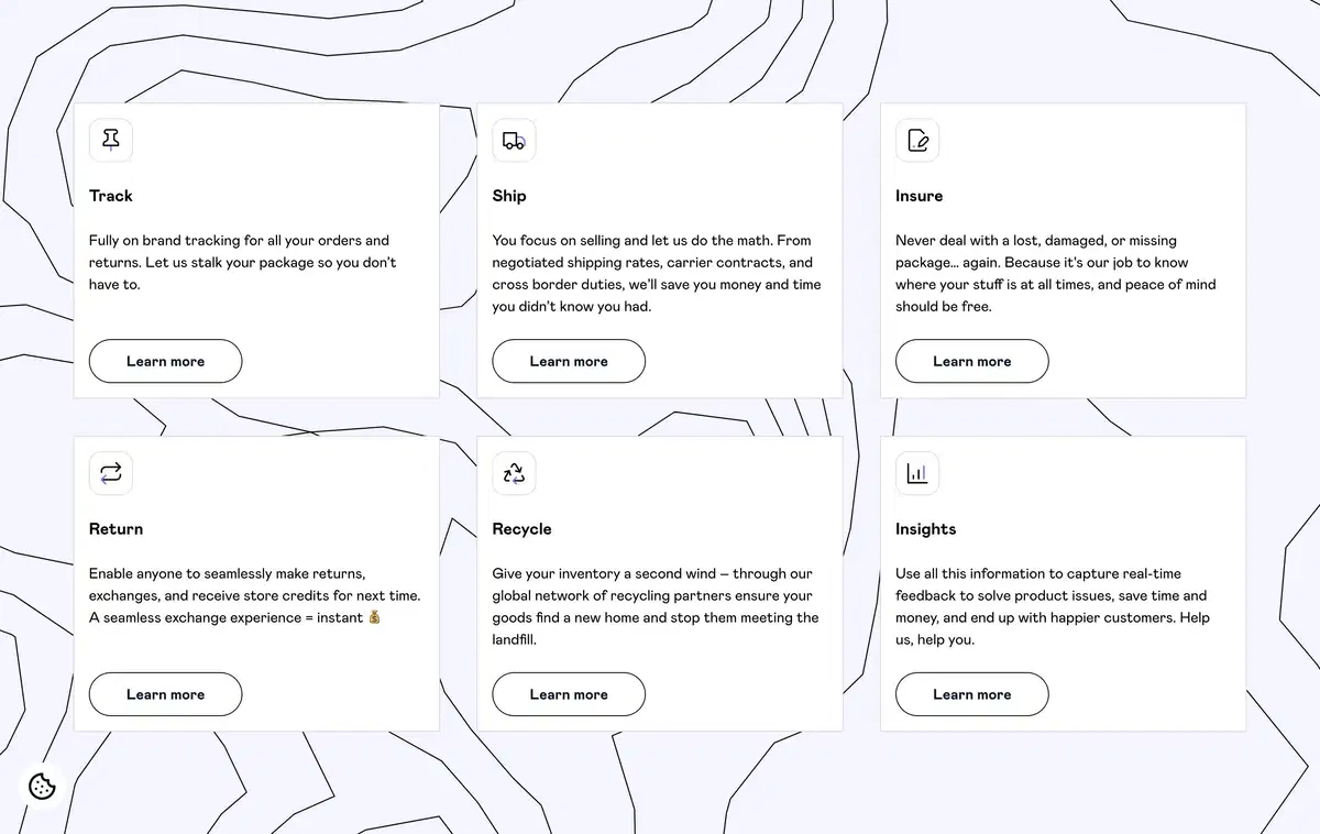 Swap Commerce Home Page Section Benefits