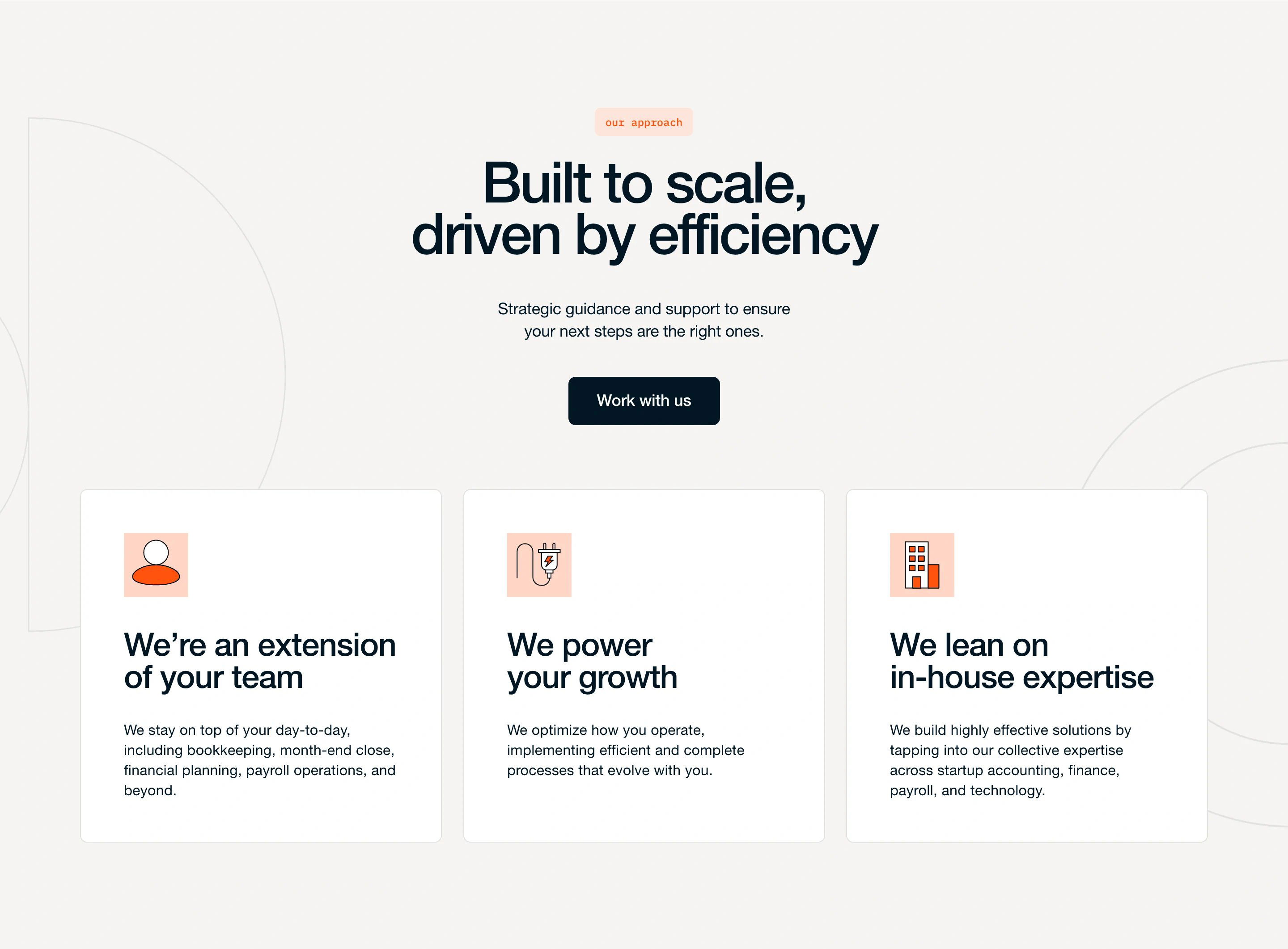 Furey What We Do Page Section Approach