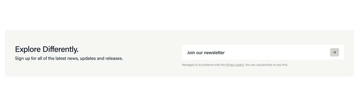 Taiga Home Page Section Newsletter
