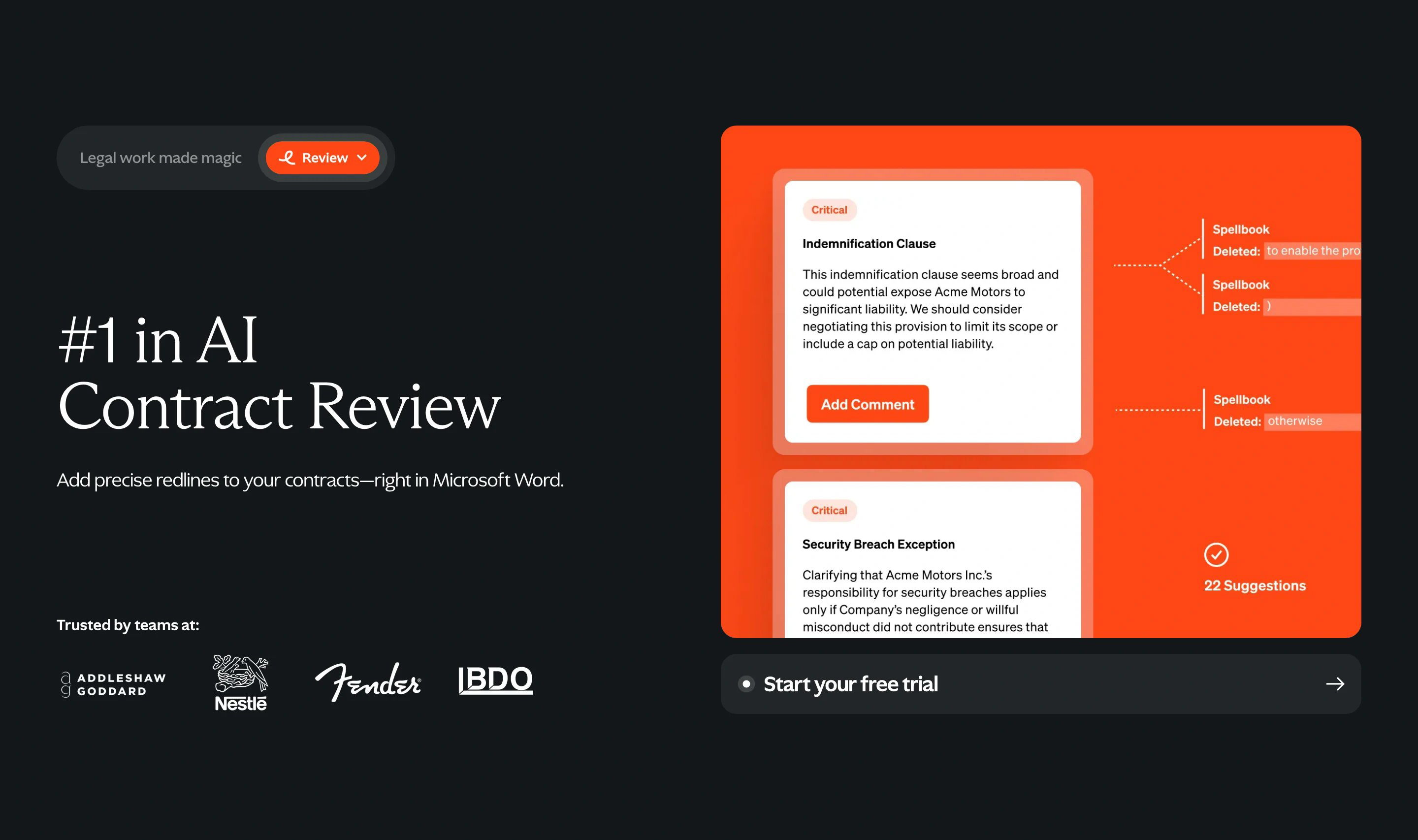 Spellbook Review Page Section Hero
