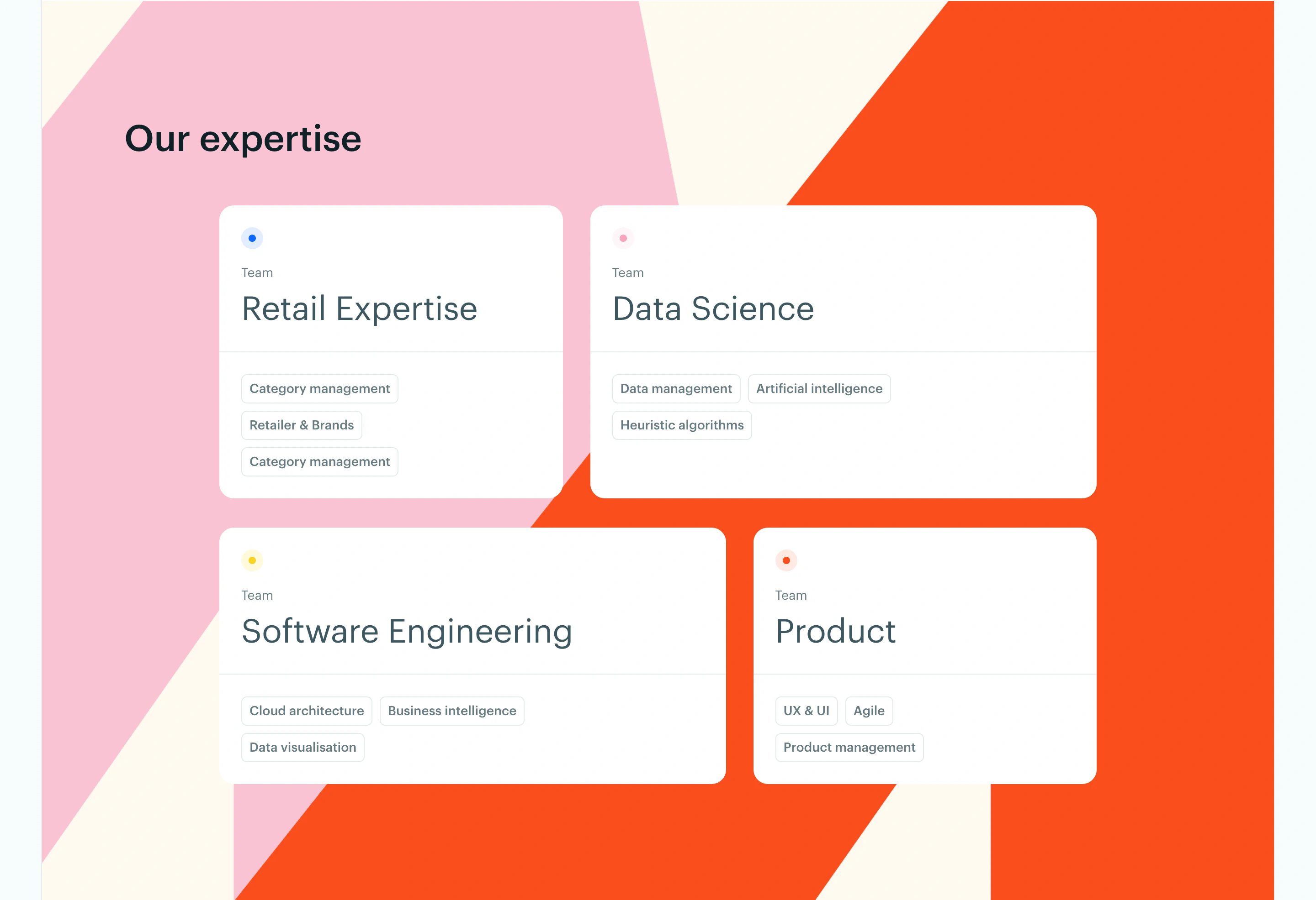 Memory About Page Section Expertise
