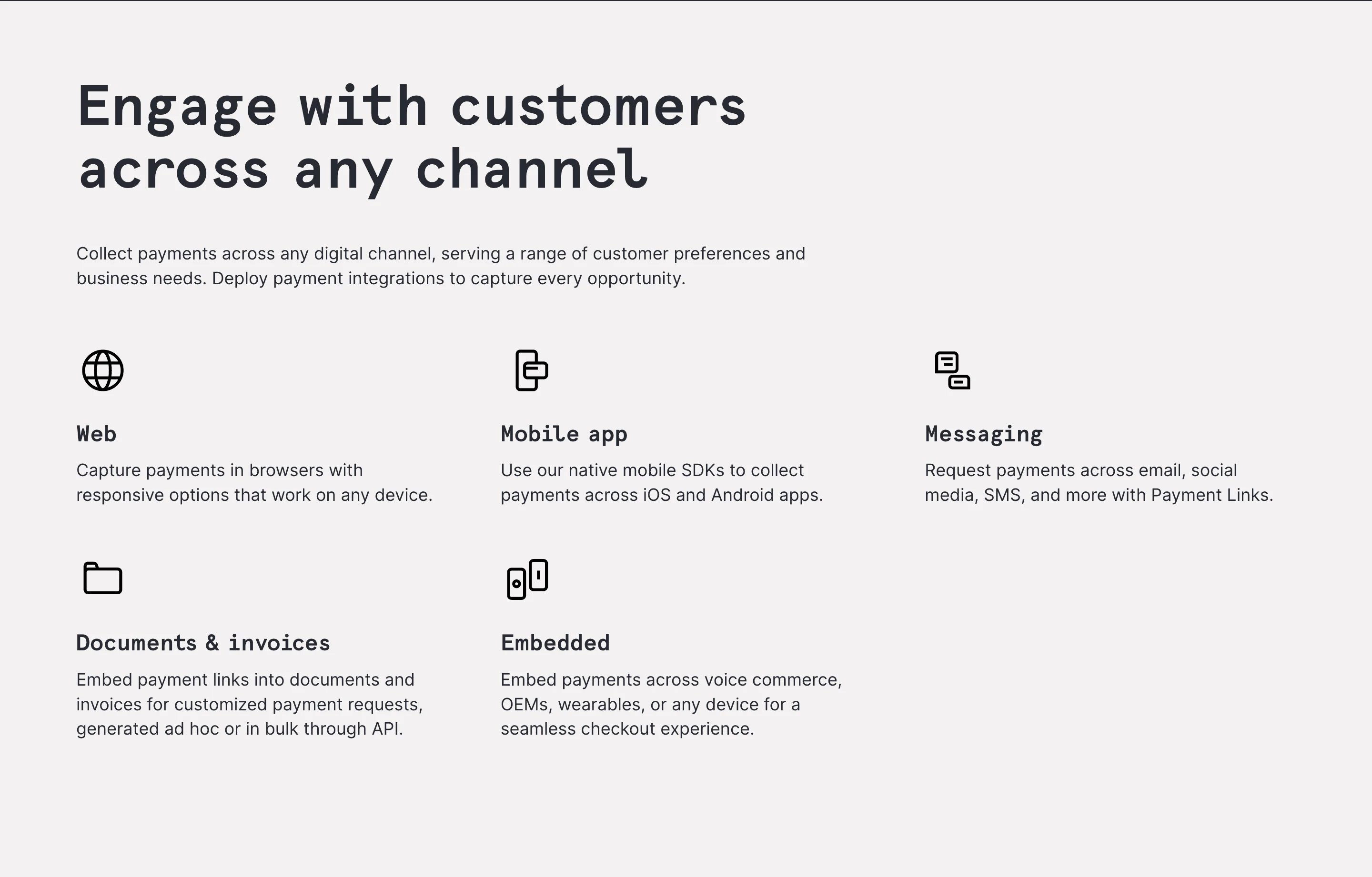 Checkout Product Page Section Features