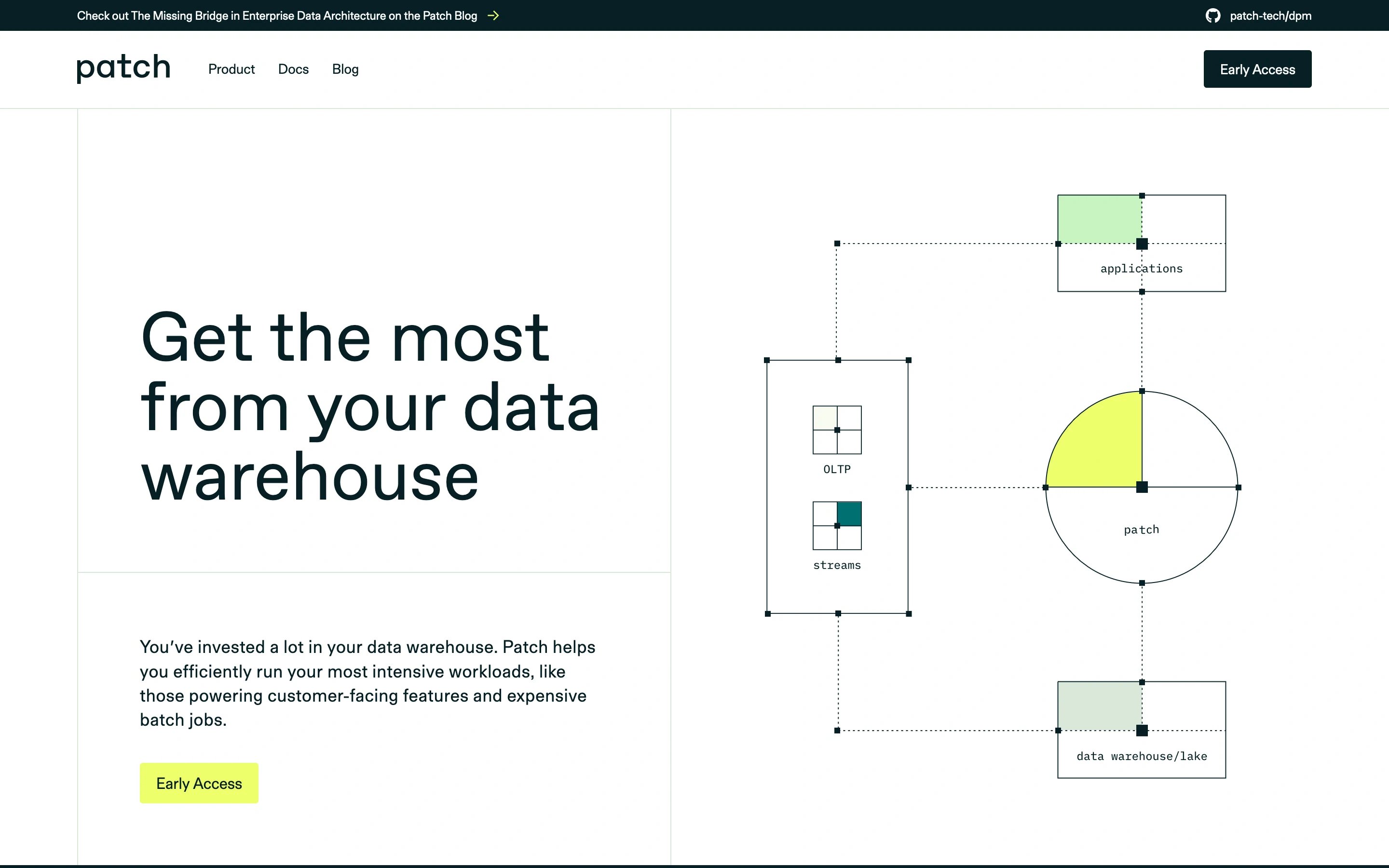 Patch Home Page Section Hero