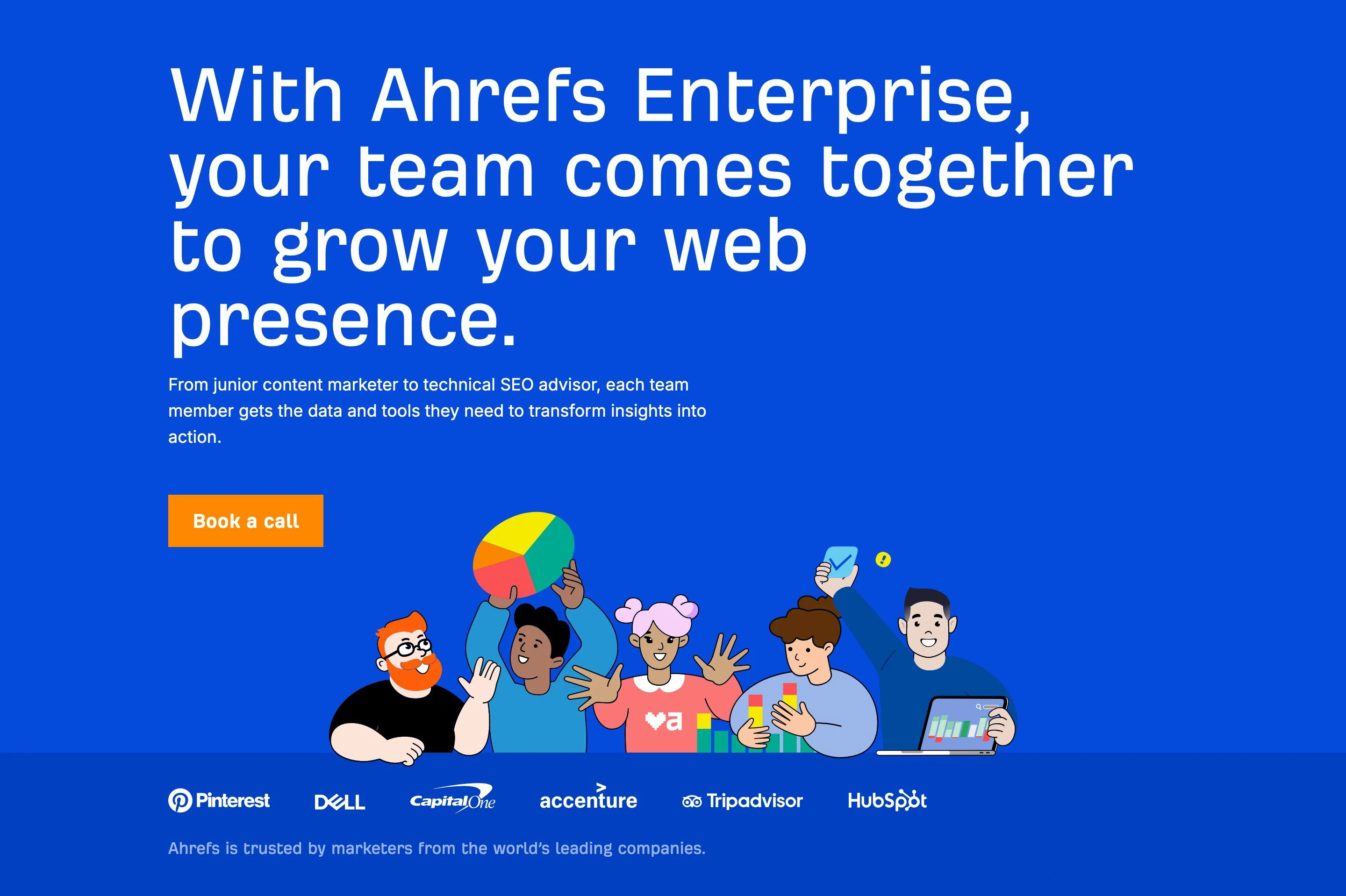 Ahref Enterprise Section Hero