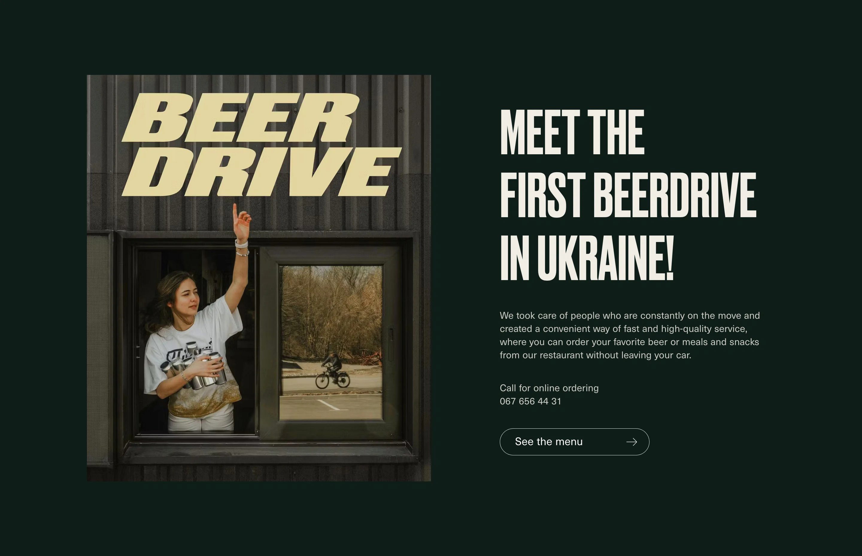 Move Home Page Section Hero Beer Drive CTA